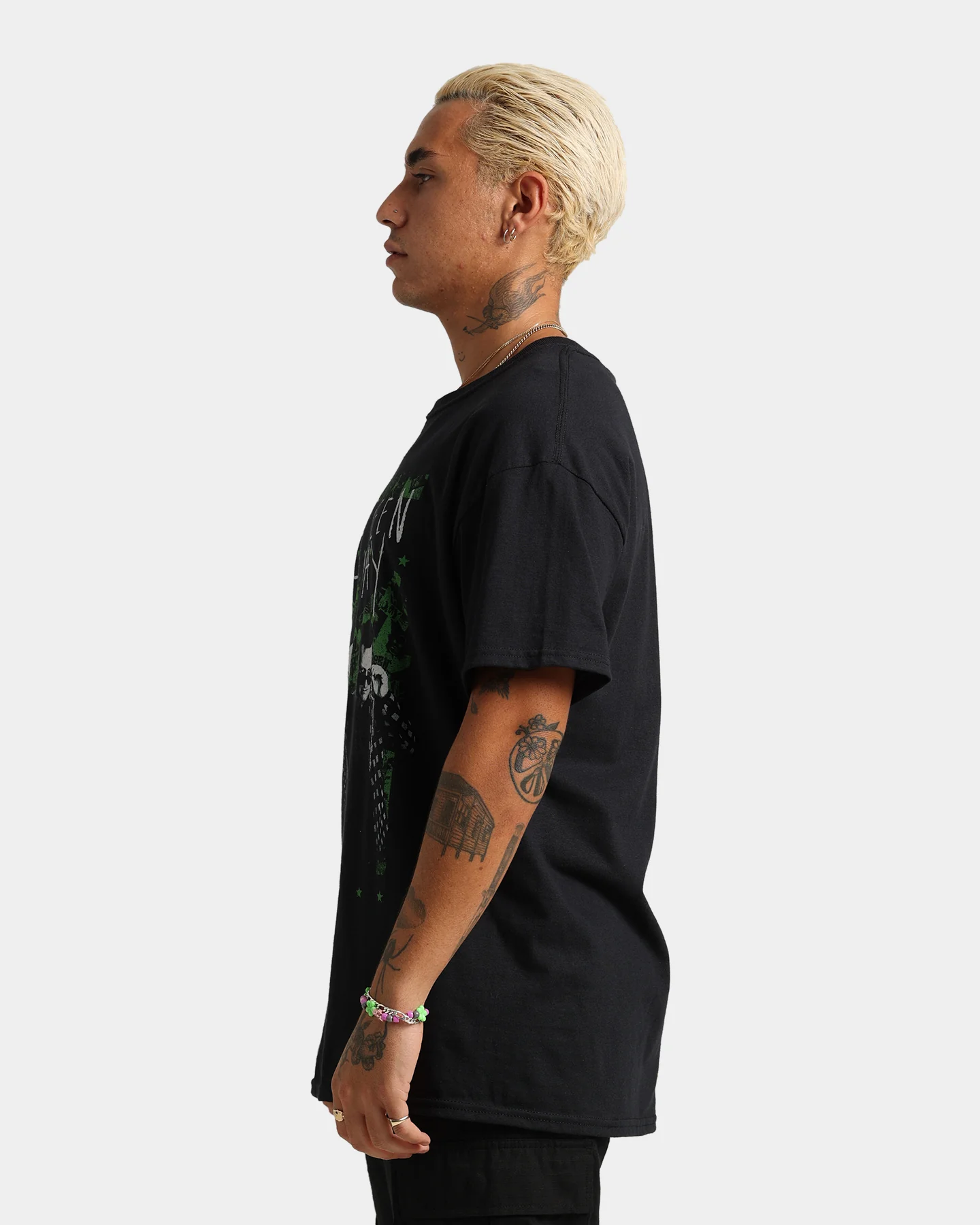 Green Day Green Lean T-Shirt Black - Image 6