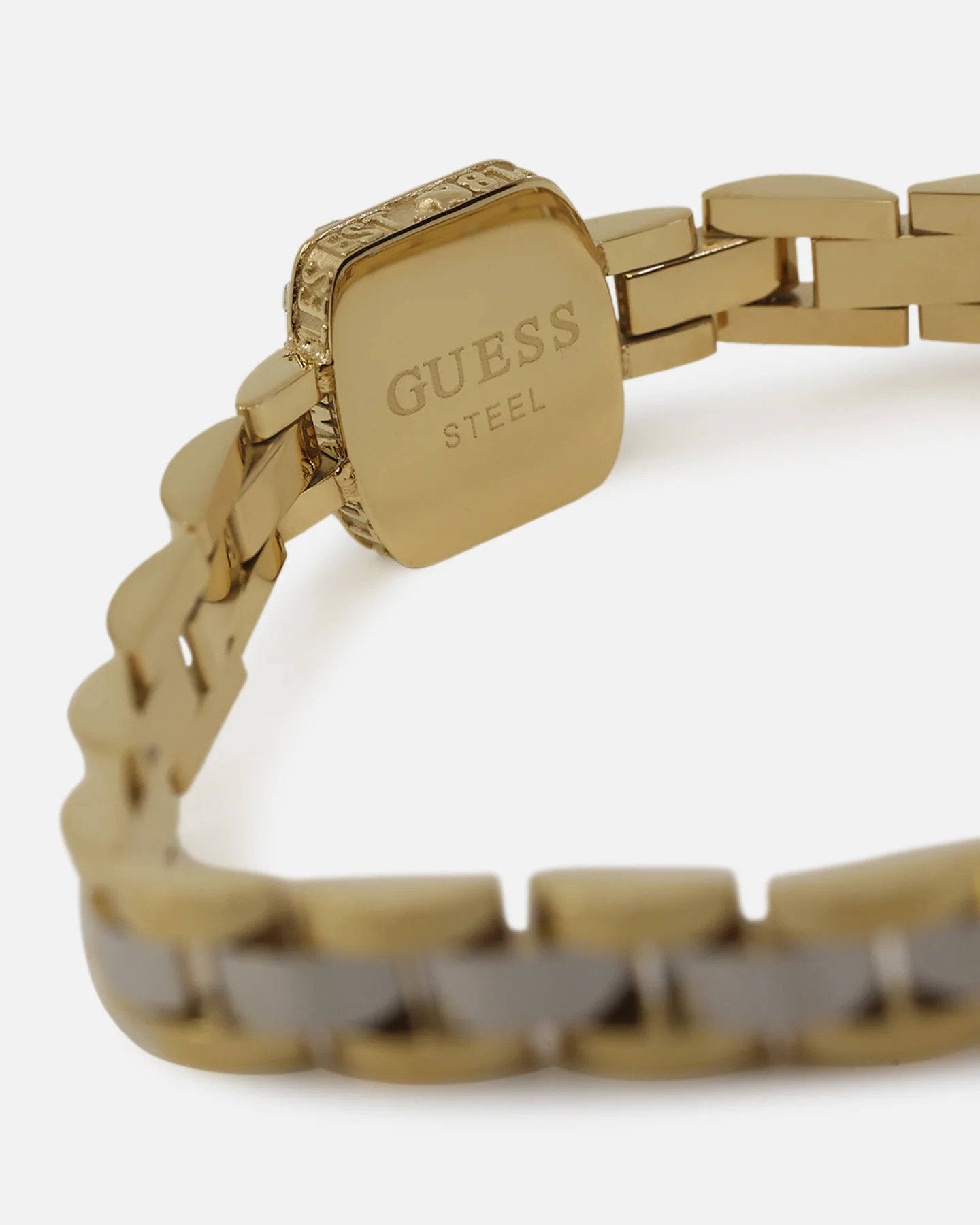 Guess Mainline 16mm Lion Crystal Bracelet Gold - Image 7