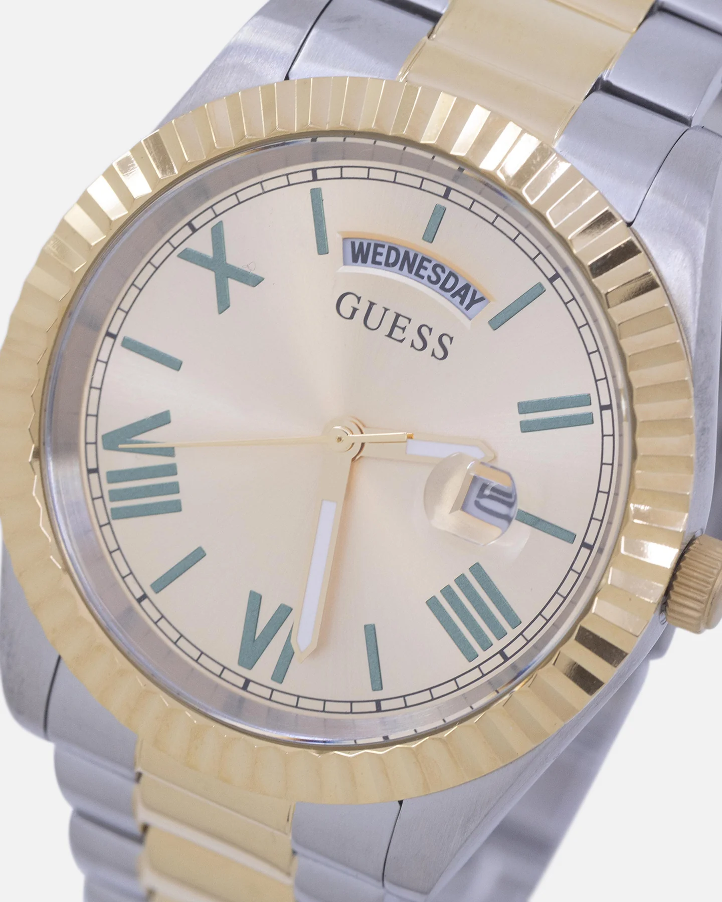 Guess Mainline Connoisseur Watch Gold/Green - Image 5