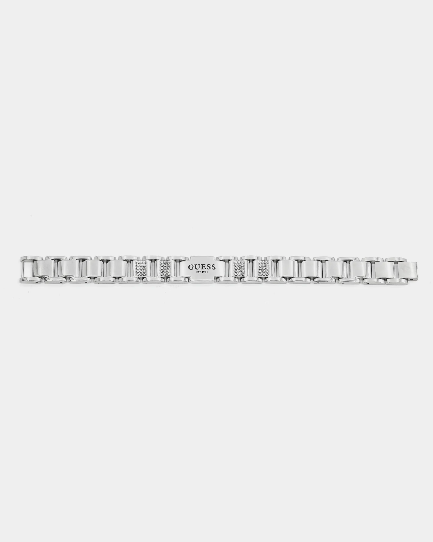 Guess Mainline Frontier 15MM Crystal Bracelet Silver - Image 3
