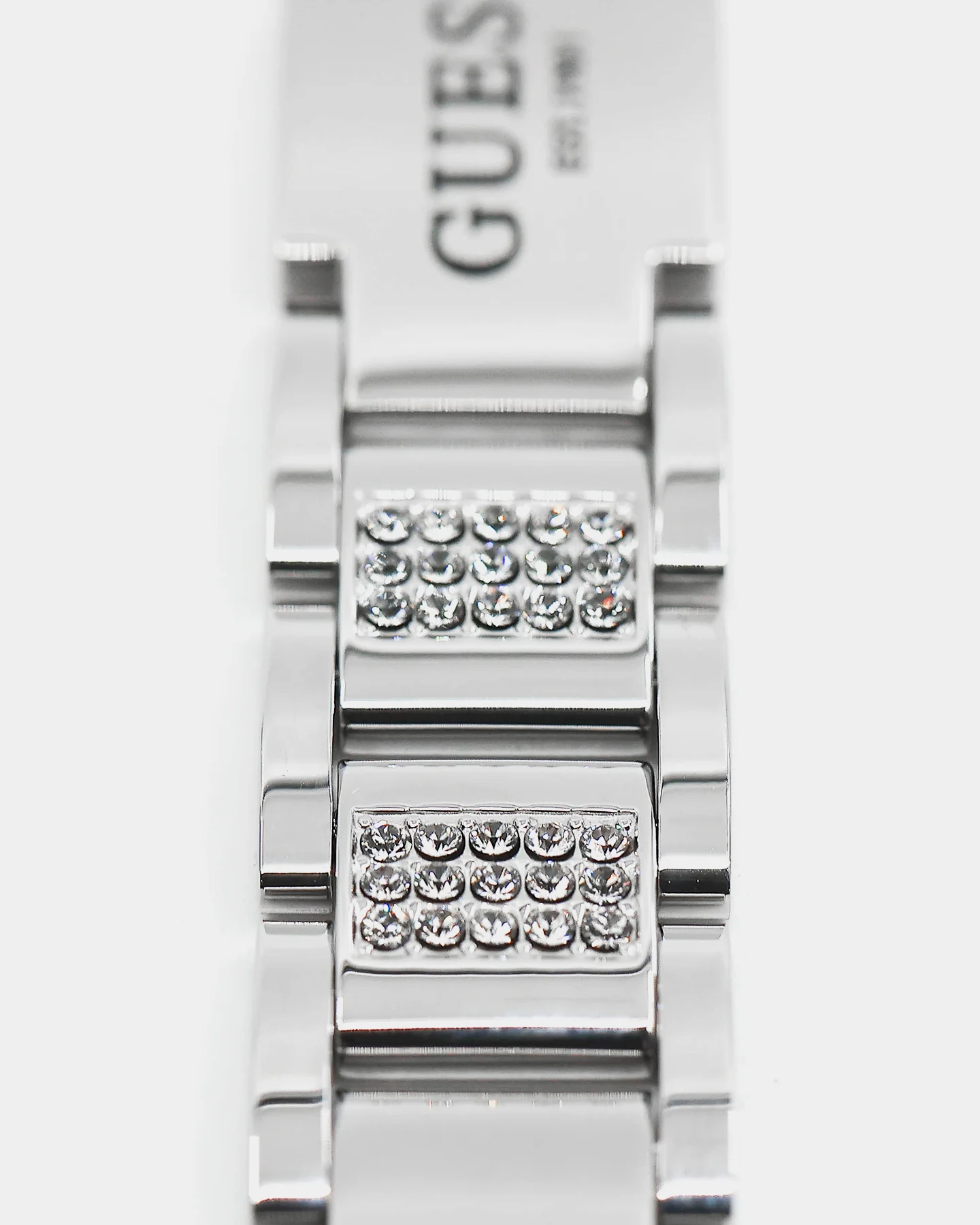 Guess Mainline Frontier 15MM Crystal Bracelet Silver - Image 4