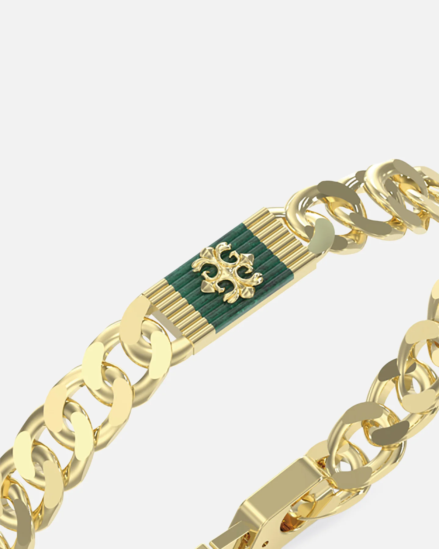 Guess Mainline Rebel Moon 9mm Tag Bracelet Gold - Image 2
