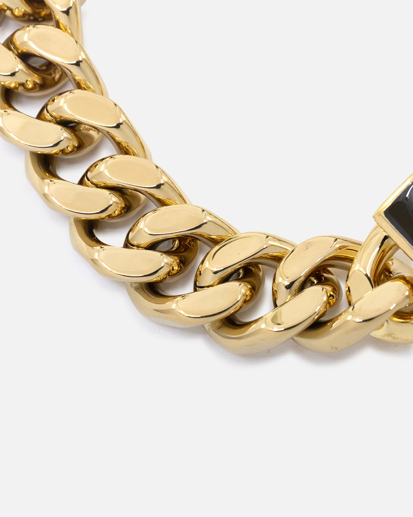 Guess Mainline South Alameda Shield Tag Bracelet Yellow Gold - Image 6