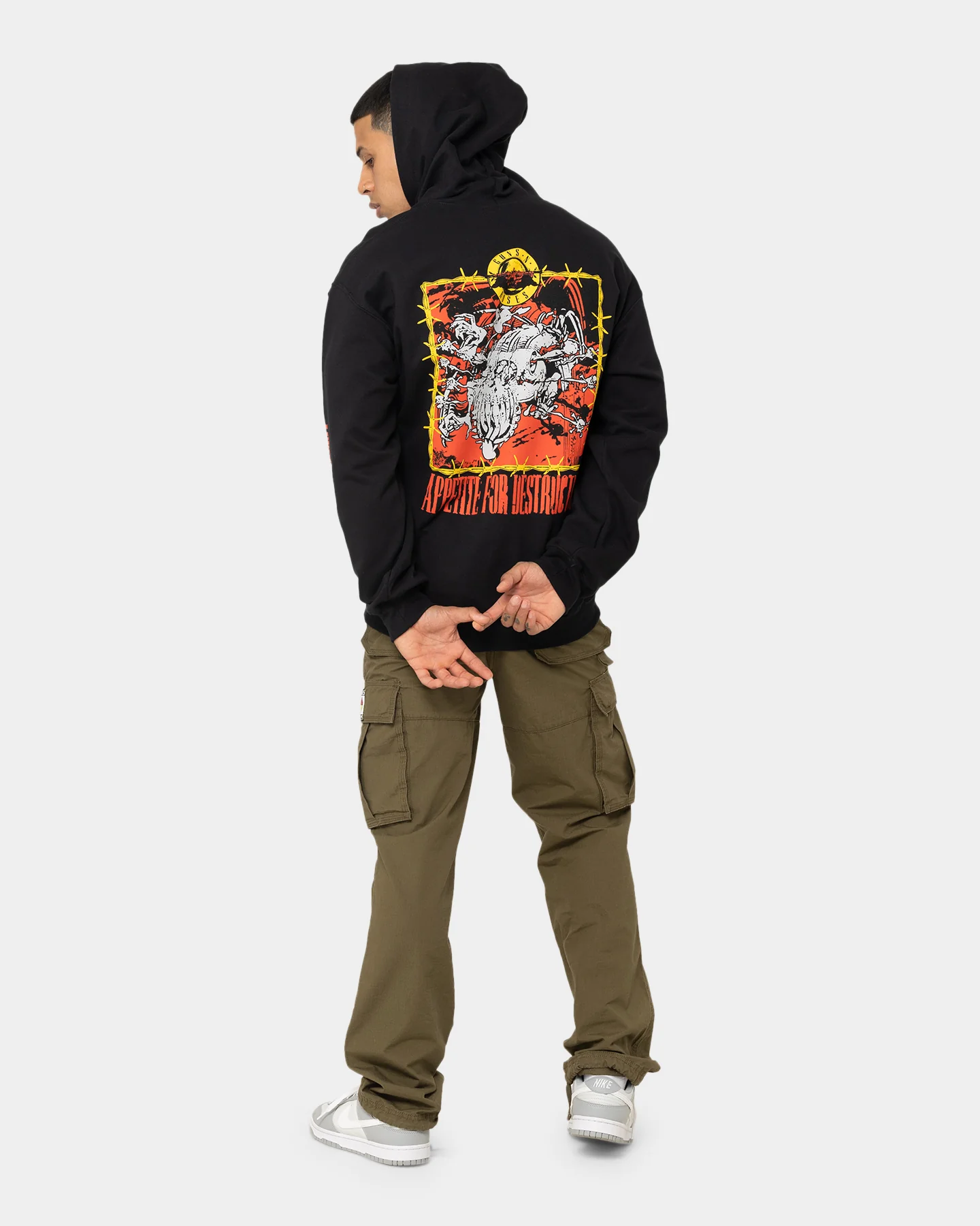 Guns n Roses Appetite Machine Hoodie Black - Image 2