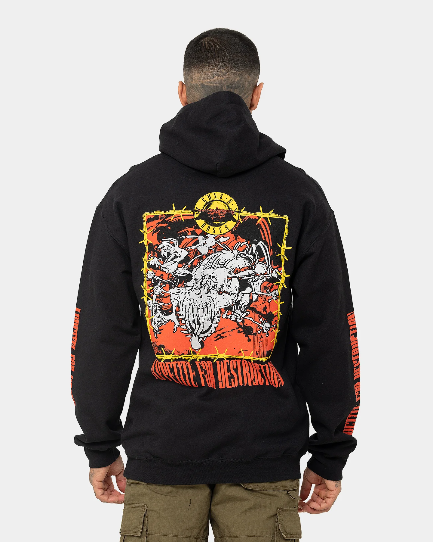 Guns n Roses Appetite Machine Hoodie Black - Image 4