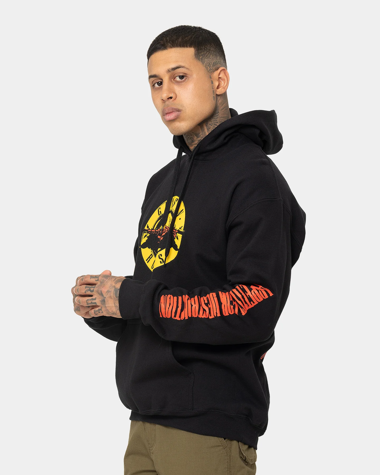 Guns n Roses Appetite Machine Hoodie Black - Image 6