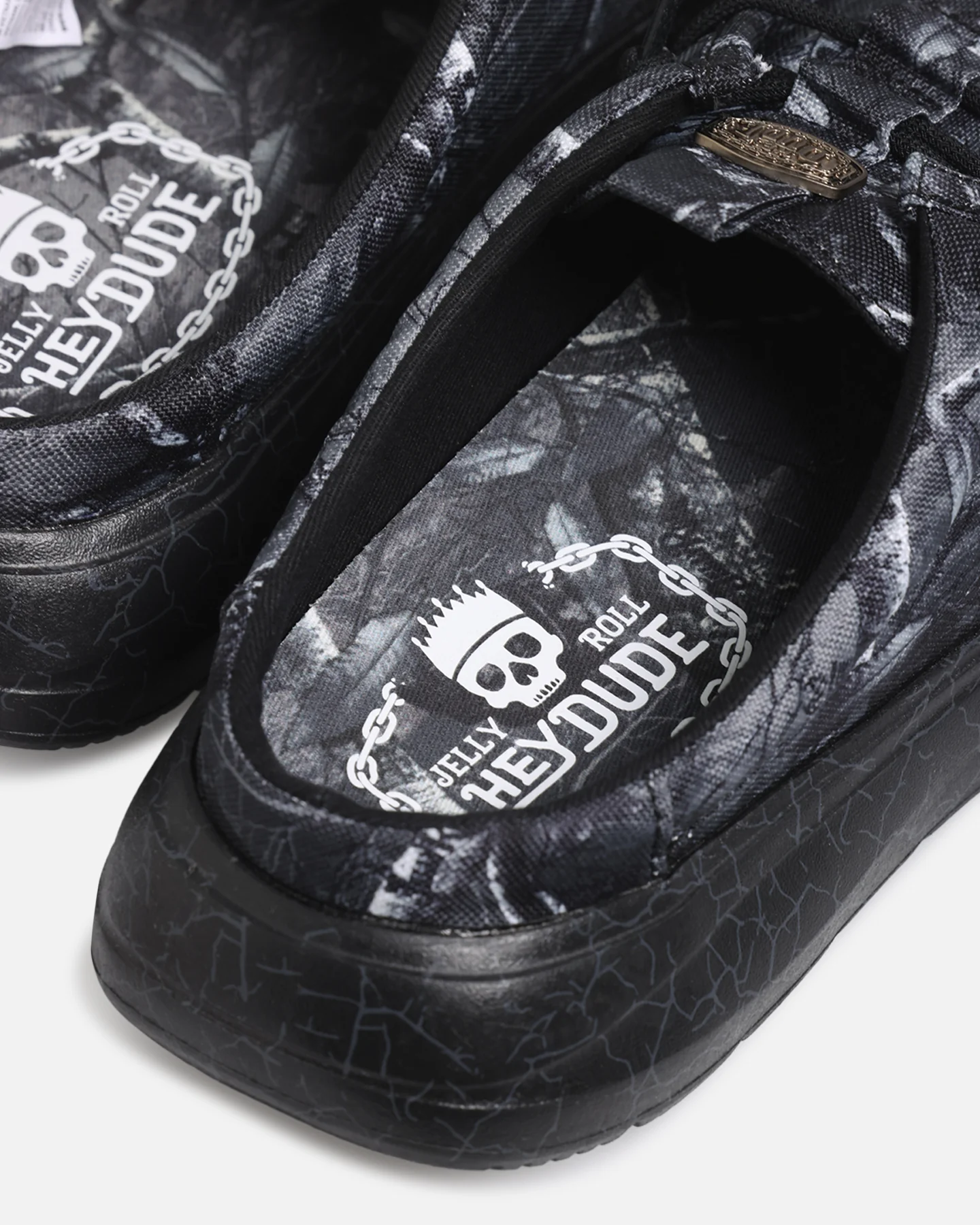 Hey Dude Jelly Roll Wally Edge Slip Black/Camo - Image 7
