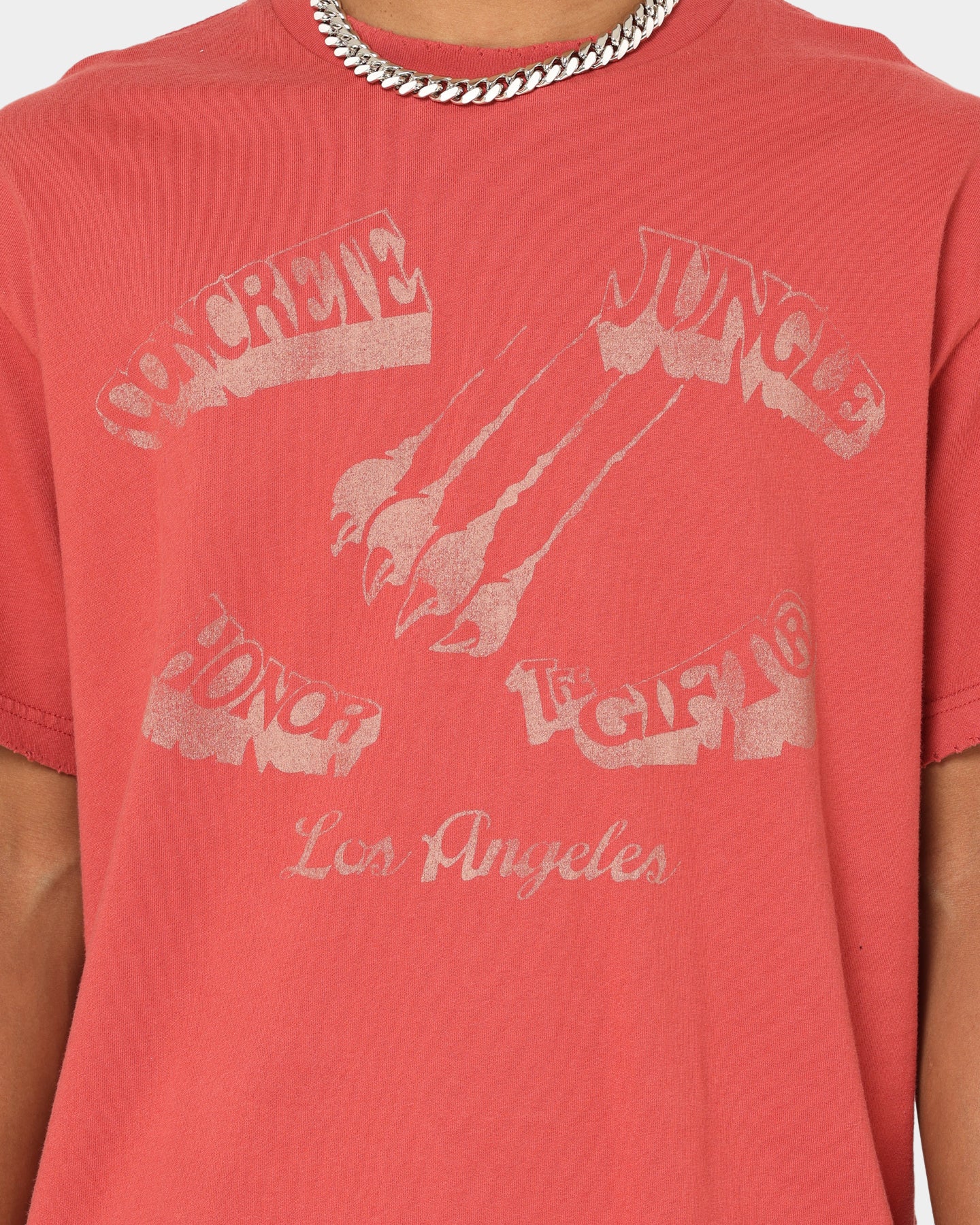Honor The Gift Concrete Jungle T-Shirt Crimson - Image 4
