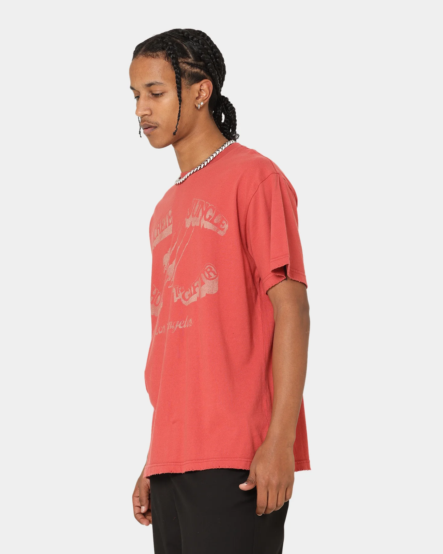 Honor The Gift Concrete Jungle T-Shirt Crimson - Image 7