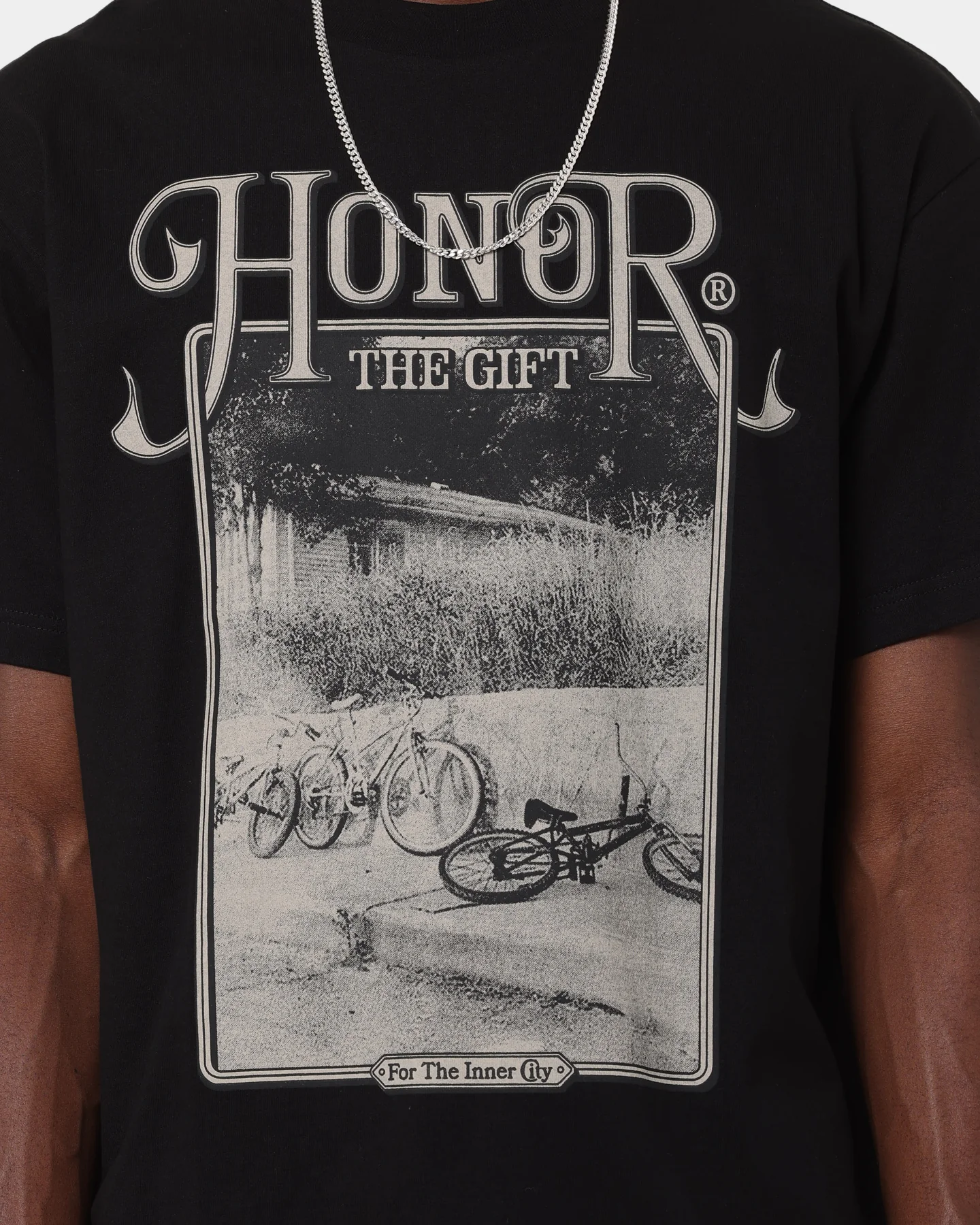 Honor The Gift Outside T-Shirt Black - Image 3