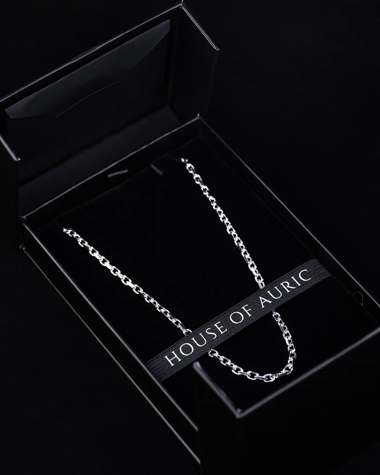 House Of Auric 3.5mm Straight Cut Cable Chain Silver - Image 4