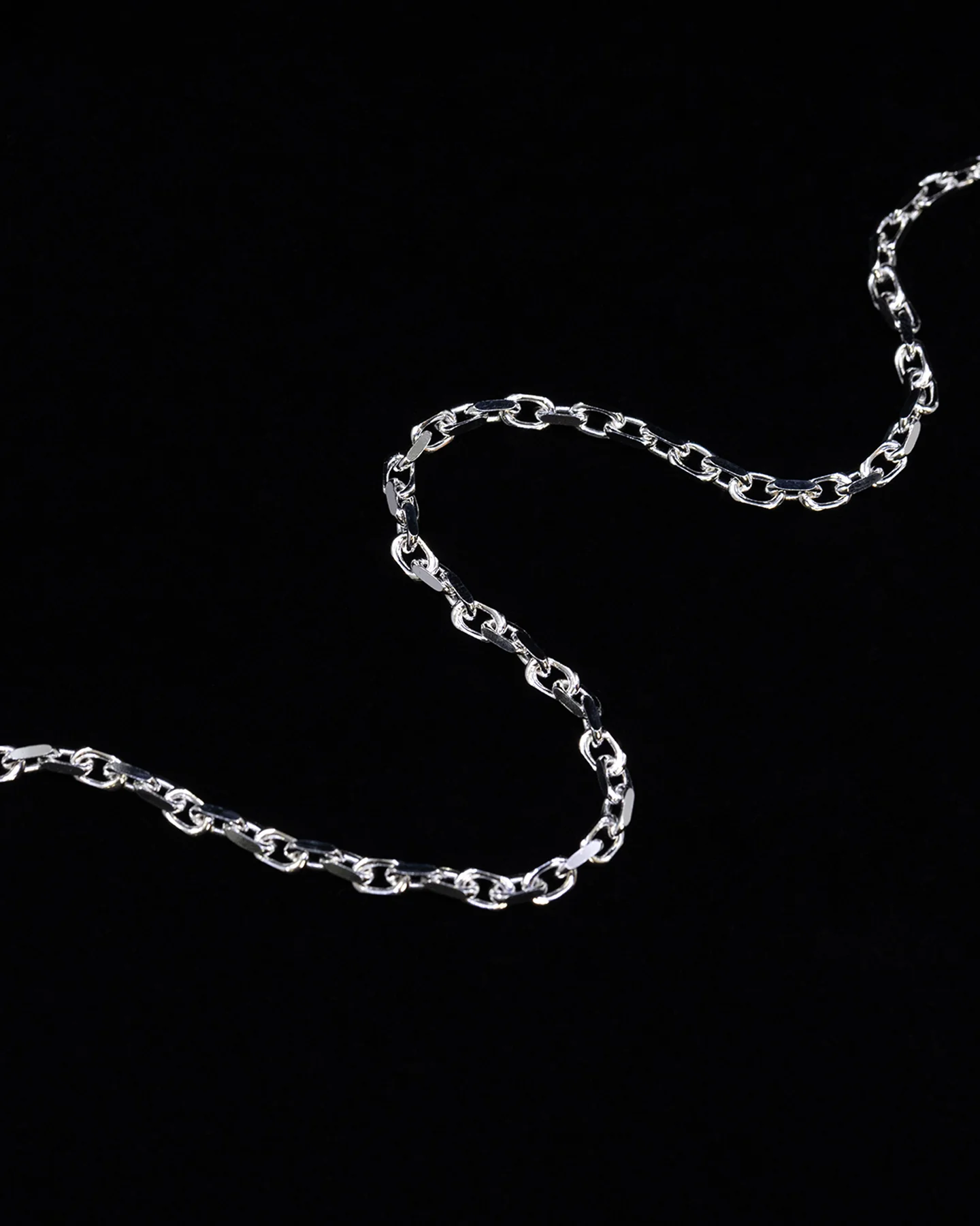 House Of Auric 3.5mm Straight Cut Cable Chain Silver - Image 6