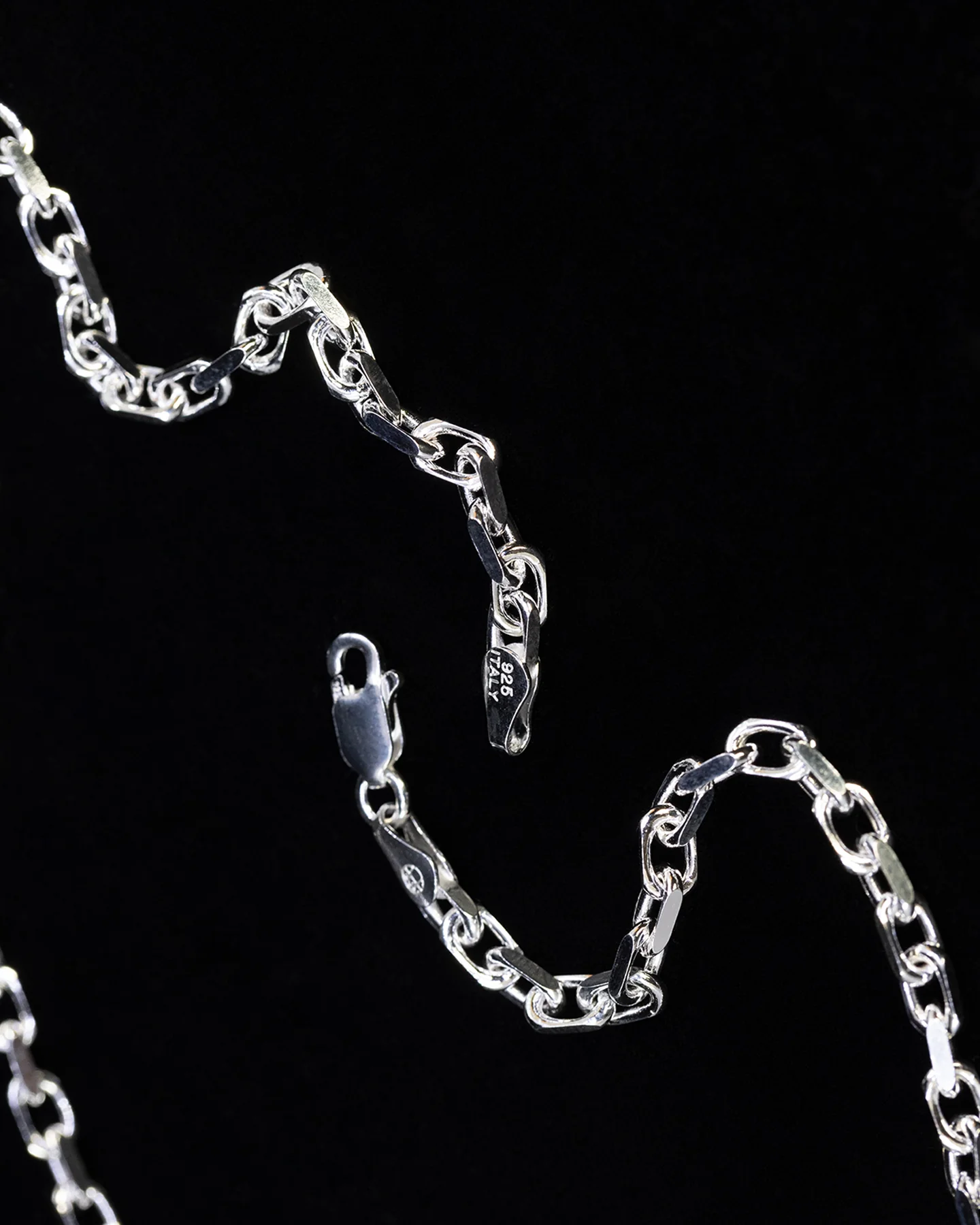 House Of Auric 3.5mm Straight Cut Cable Chain Silver - Image 7