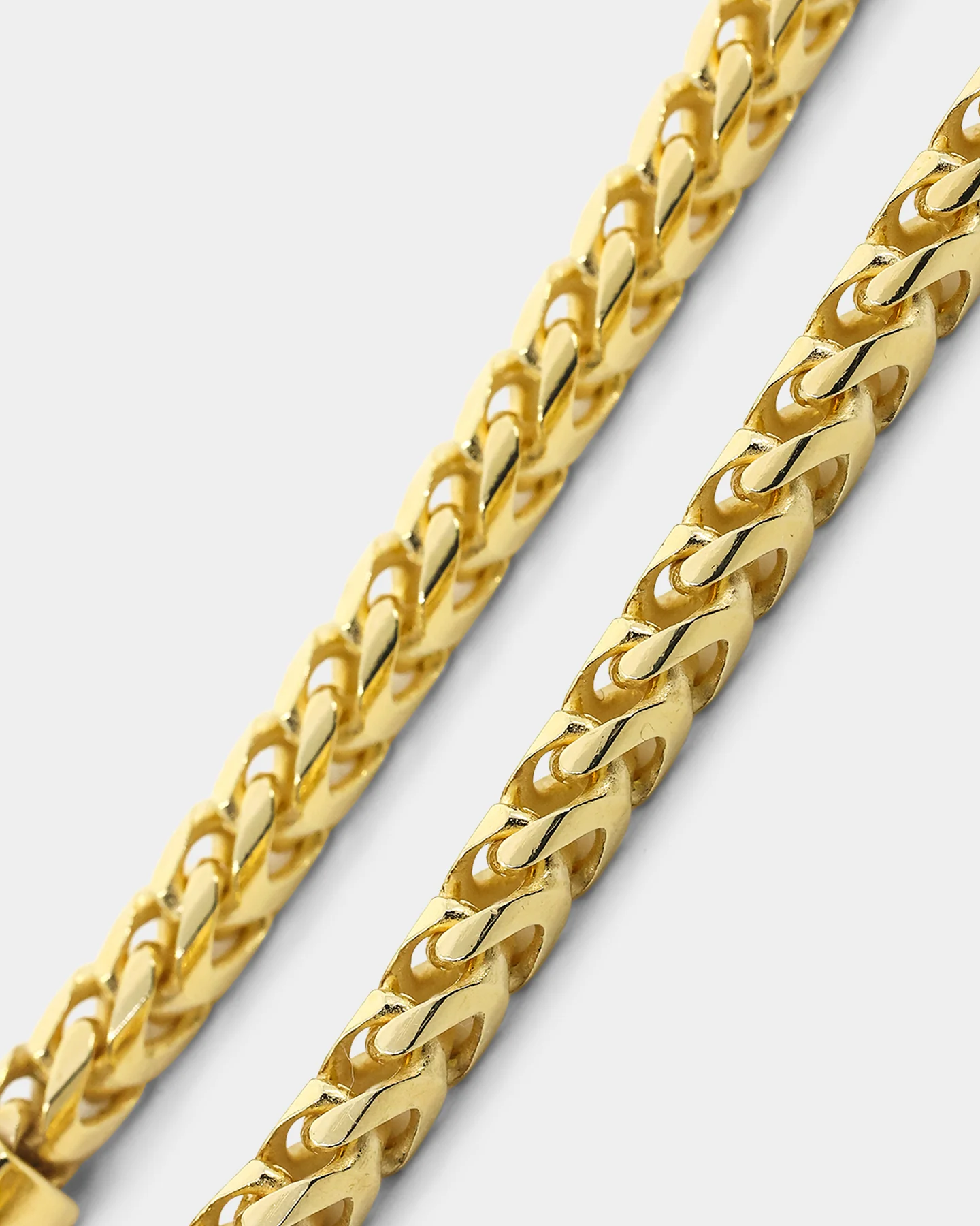 House Of Auric 3.7mm Franco Bracelet 18k Gold Vermeil - Image 3