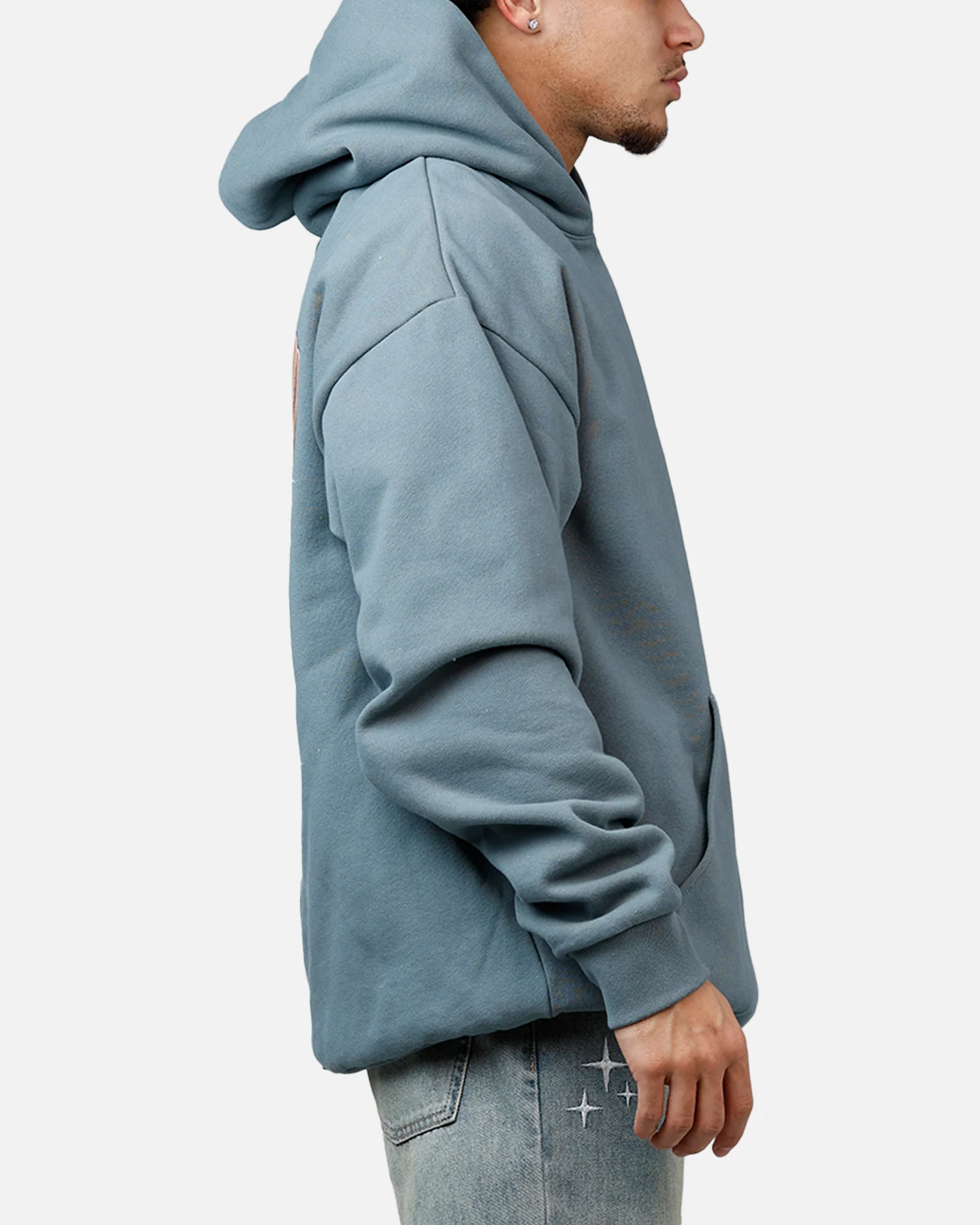 Hypland X One Piece Chopper Splatter Hoodie Blue - Image 4