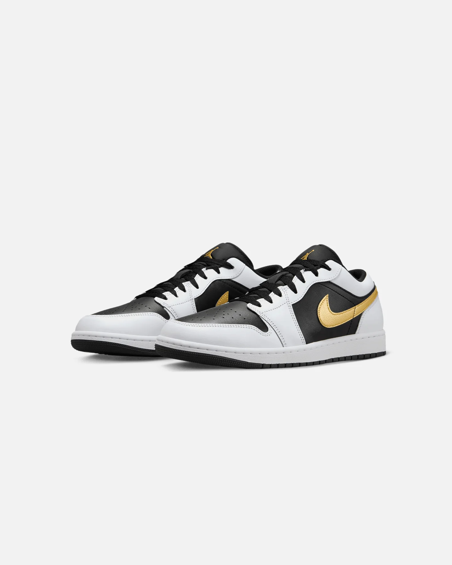 Jordan Air Jordan 1 Low "Gold Swoosh" White/Metallic - Image 2