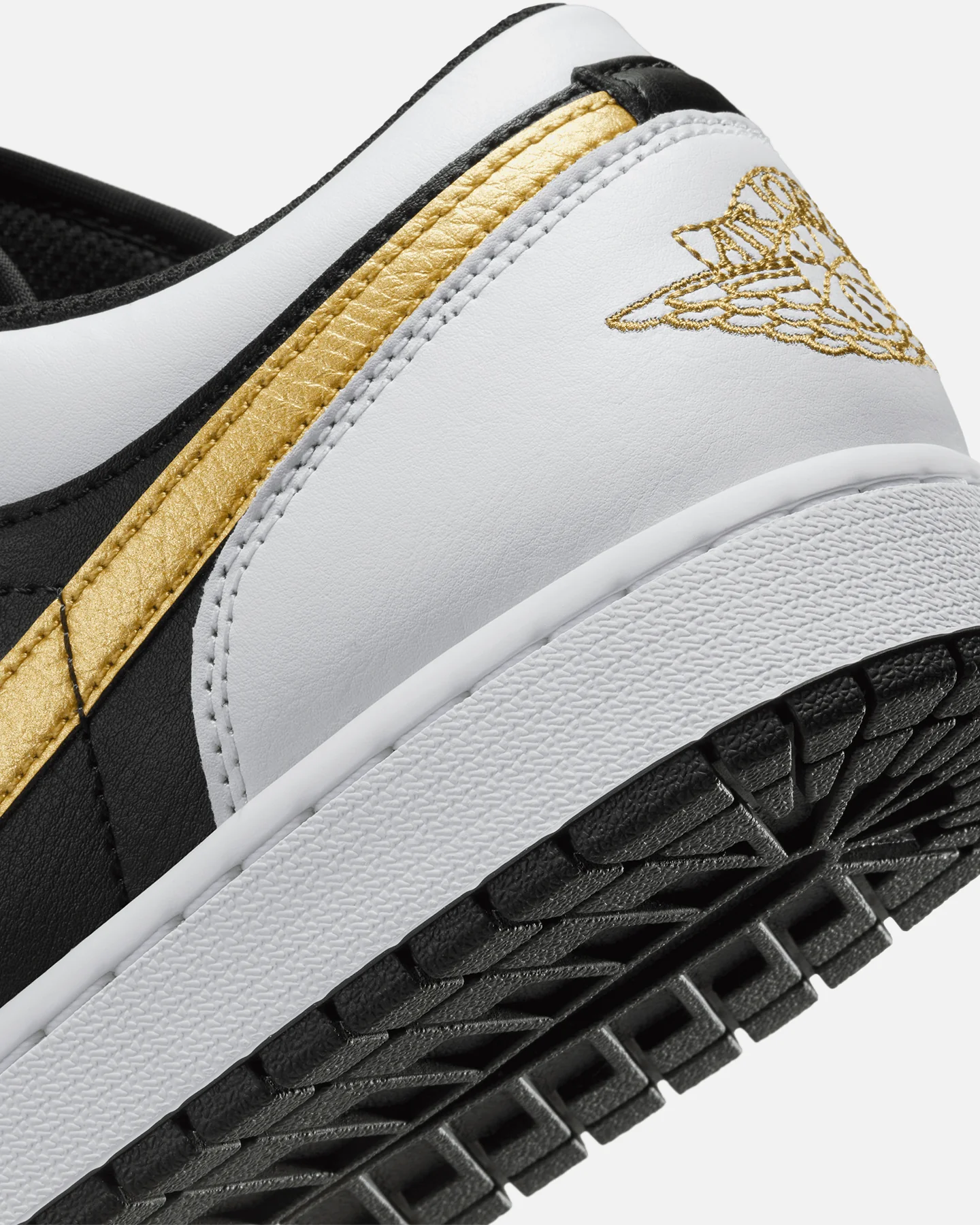 Jordan Air Jordan 1 Low "Gold Swoosh" White/Metallic - Image 8