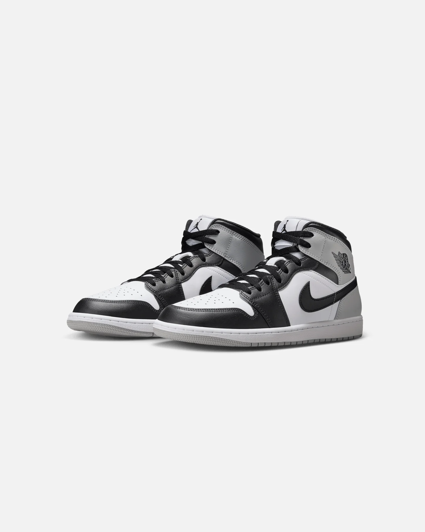 Jordan Air Jordan 1 Mid "Baron" White/Black/Smoke Grey - Image 2
