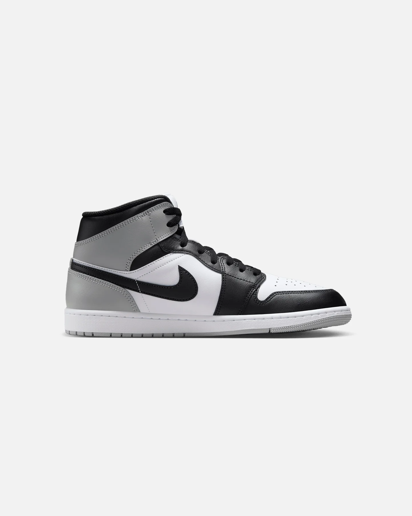 Jordan Air Jordan 1 Mid "Baron" White/Black/Smoke Grey - Image 4
