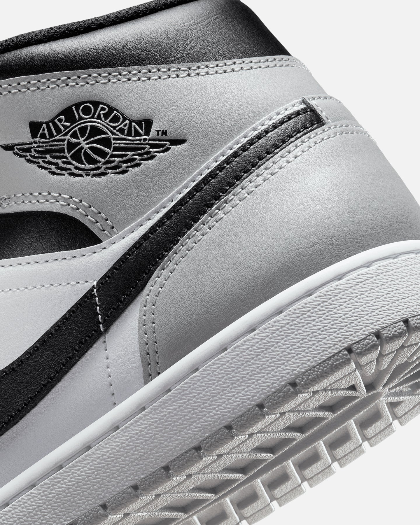 Jordan Air Jordan 1 Mid "Baron" White/Black/Smoke Grey - Image 8