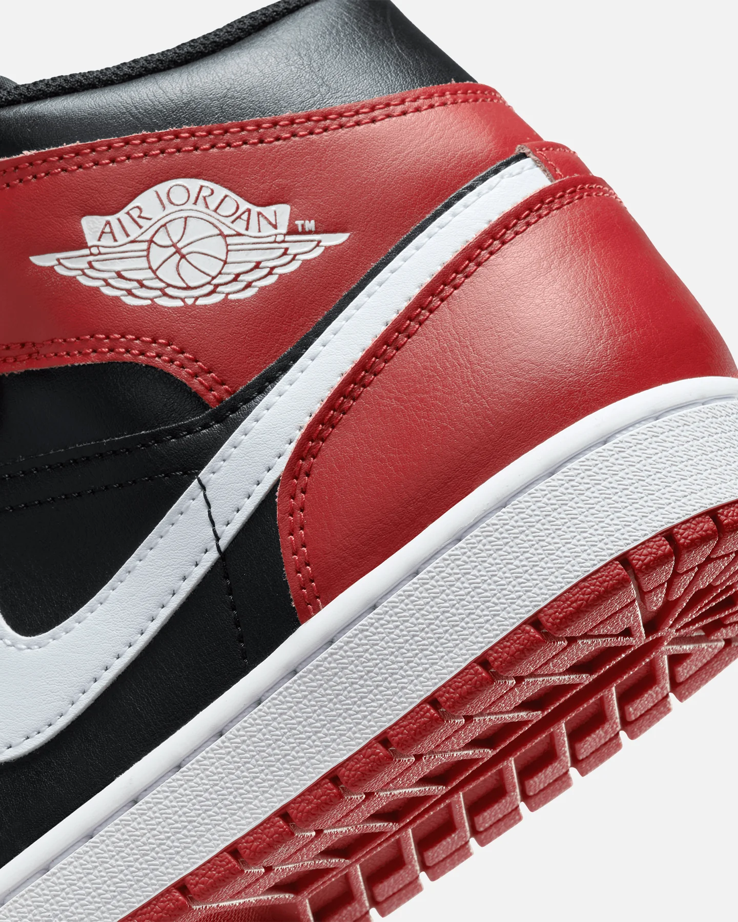 Jordan Air Jordan 1 Mid "Black/Gym Red" Black/Red - Image 8