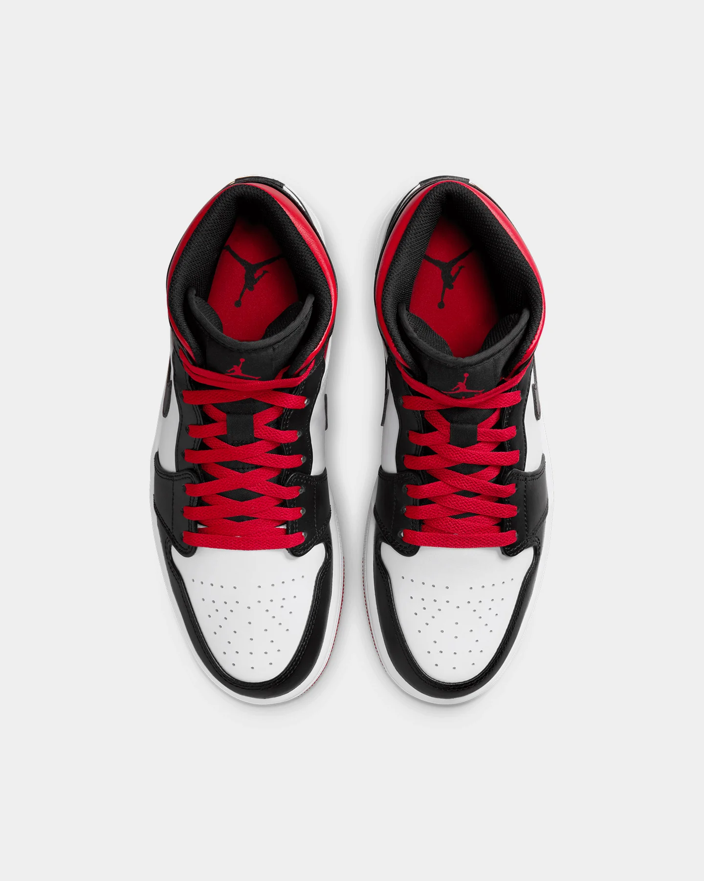 Jordan Air Jordan 1 Mid "Gym Red Black Toe" White/Gym Red - Image 7