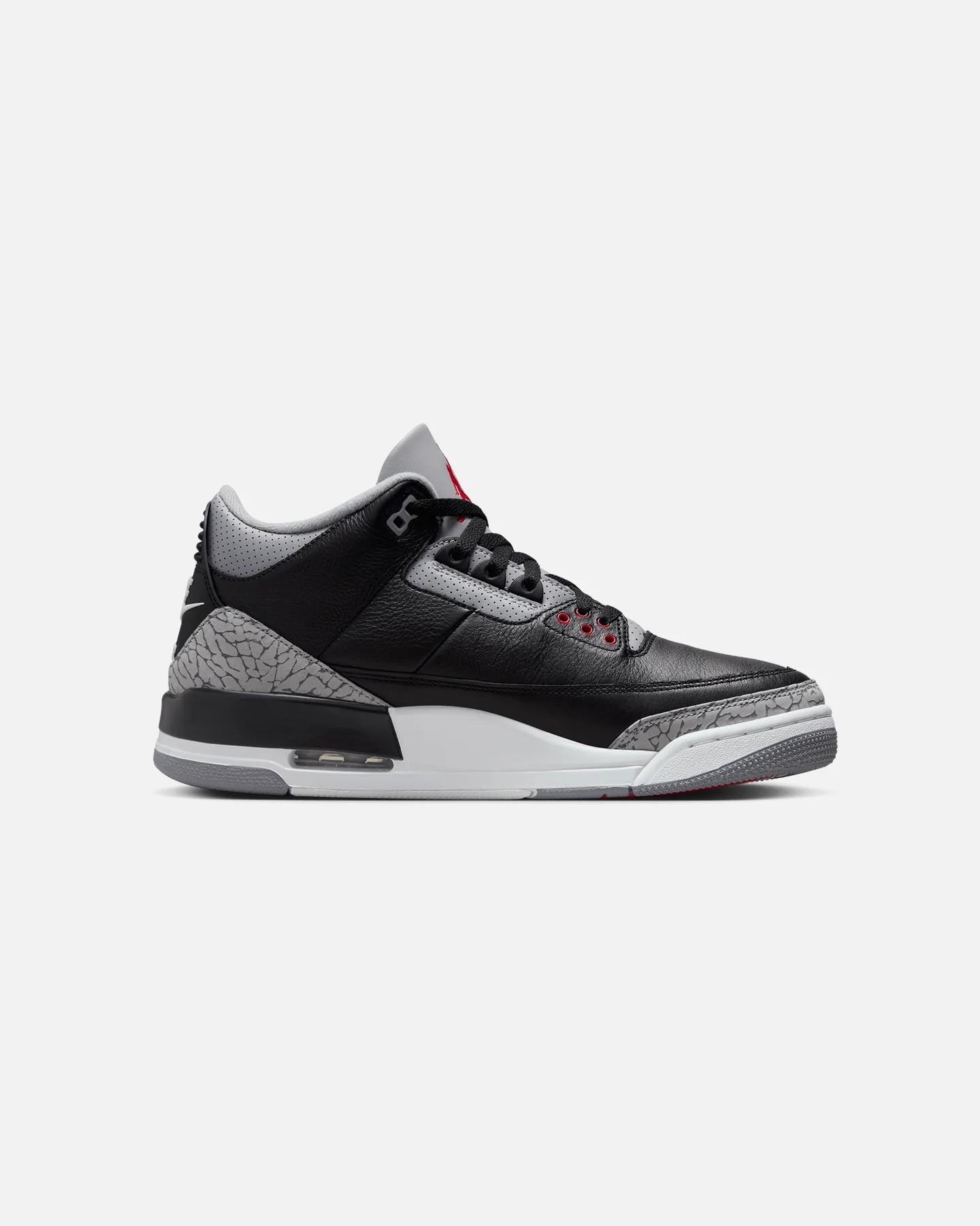 Jordan Air Jordan 3 Retro "Black Cement" Black/Fire-Red - Image 4