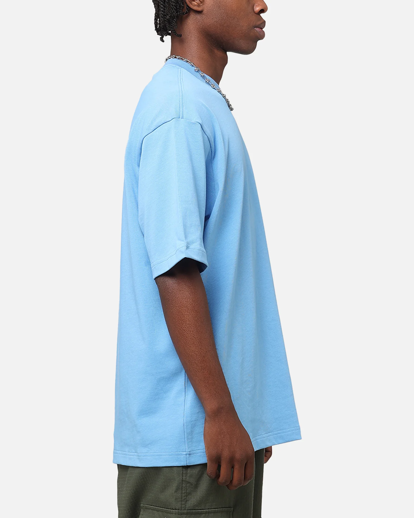 Jordan Brand Sneaker Patch Crewneck T-Shirt Legend Blue - Image 3