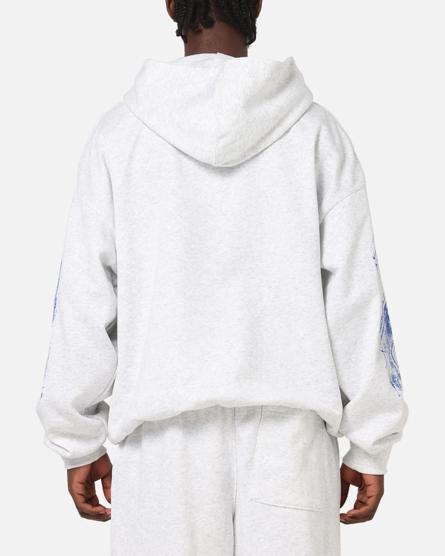 Jordan Brooklyn Collegiate Pullover Hoodie Birch Heather Grey - Image 3