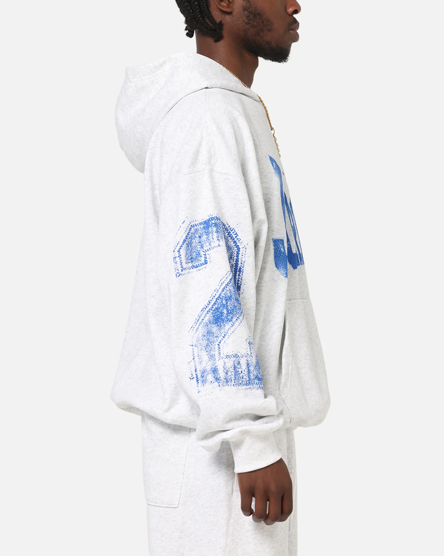 Jordan Brooklyn Collegiate Pullover Hoodie Birch Heather Grey - Image 4