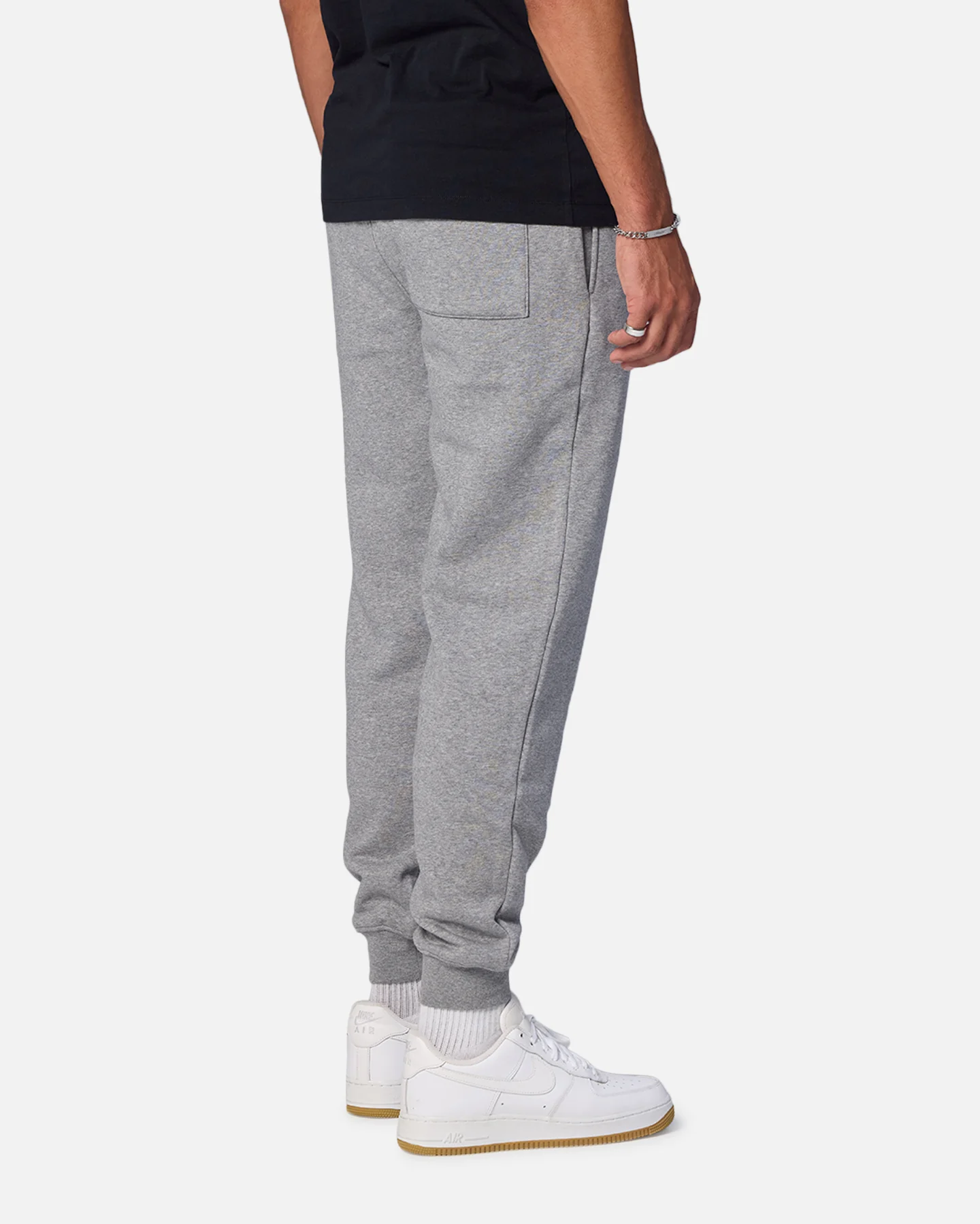Jordan Brooklyn Fleece Pants Carbon Heather/White - Image 5