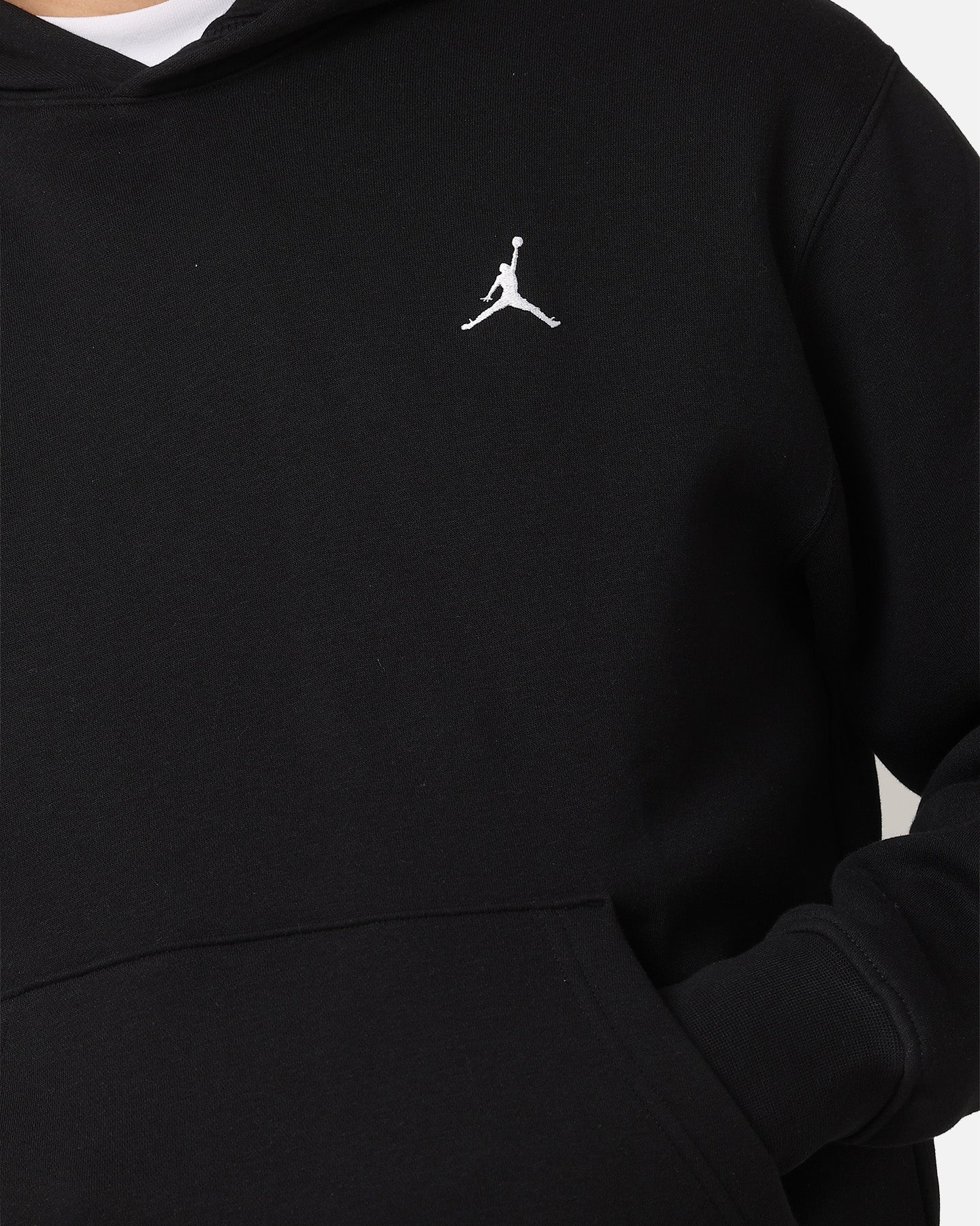 Jordan Brooklyn Fleece Pullover Hoodie Black/White - Image 6