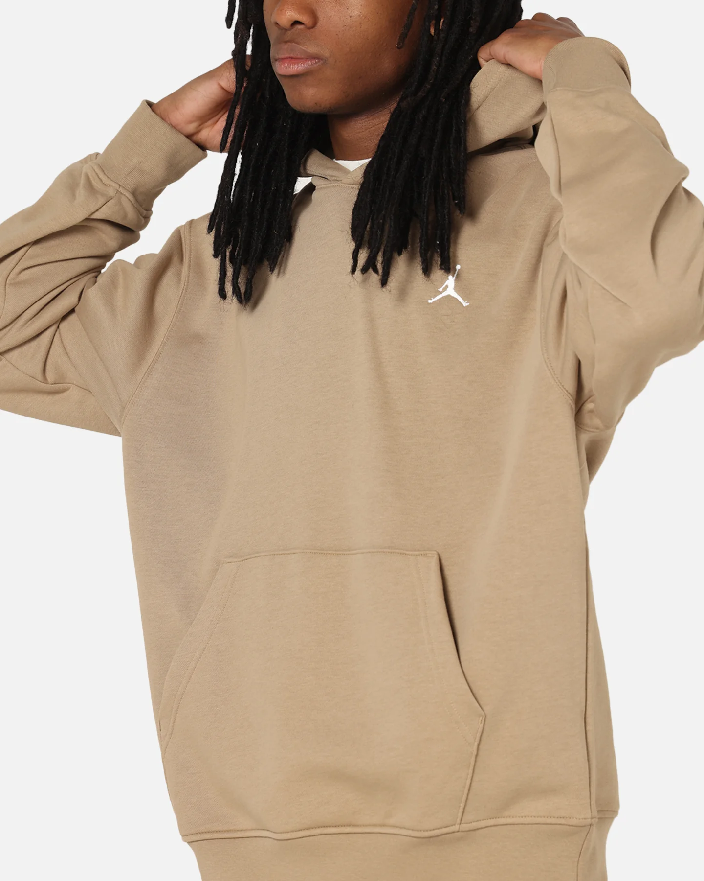 Jordan Brooklyn Fleece Pullover Hoodie Desert Camo/White - Image 6