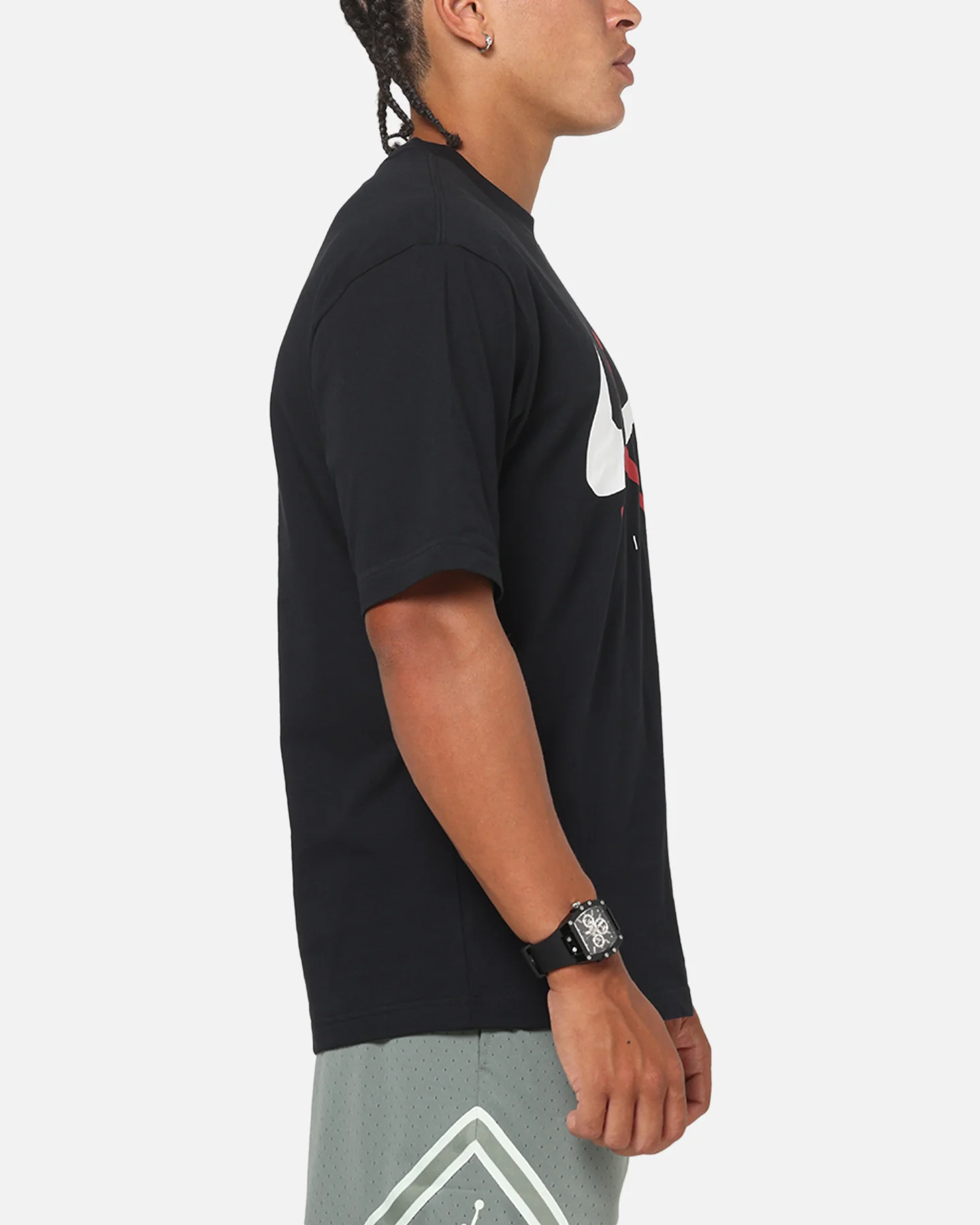 Jordan Brooklyn Jumpman Graphic T-Shirt Black/White - Image 4