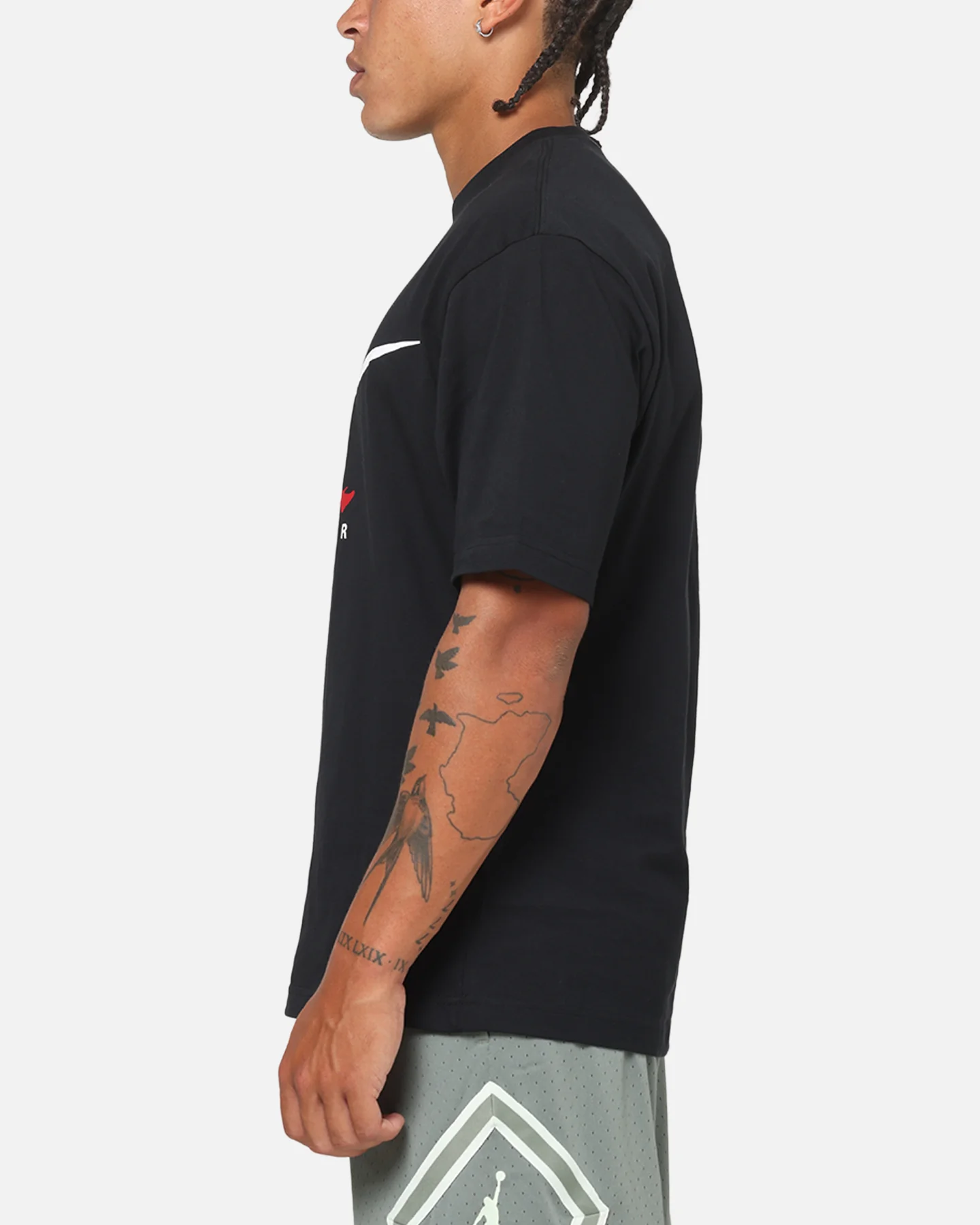 Jordan Brooklyn Jumpman Graphic T-Shirt Black/White - Image 5