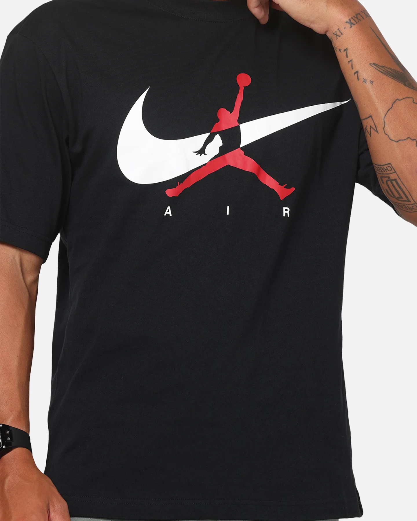 Jordan Brooklyn Jumpman Graphic T-Shirt Black/White - Image 6