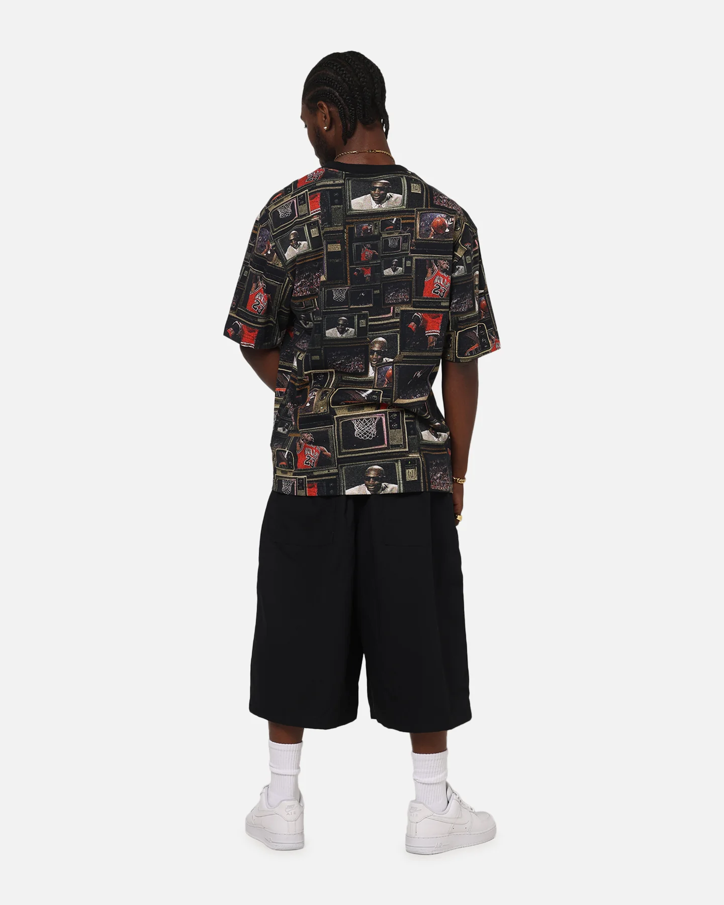 Jordan Brooklyn Printed T-Shirt Black/Sail - Image 4
