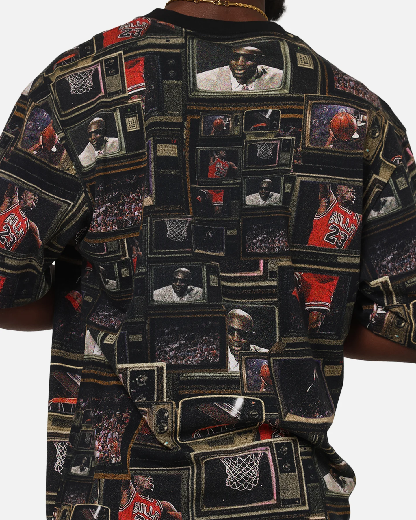 Jordan Brooklyn Printed T-Shirt Black/Sail - Image 8