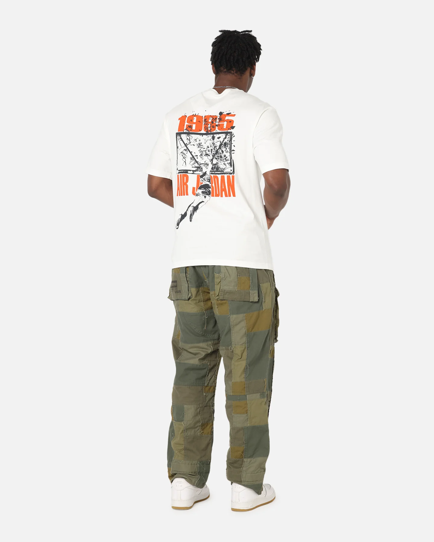 Jordan Brooklyn Shattered Back Board Oversized Graphic T-Shirt Sail - Image 3
