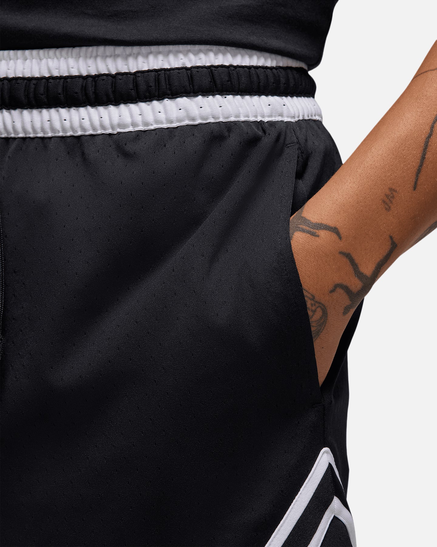 Jordan Dri-FIT Sport Diamond Shorts Black/White/White - Image 3