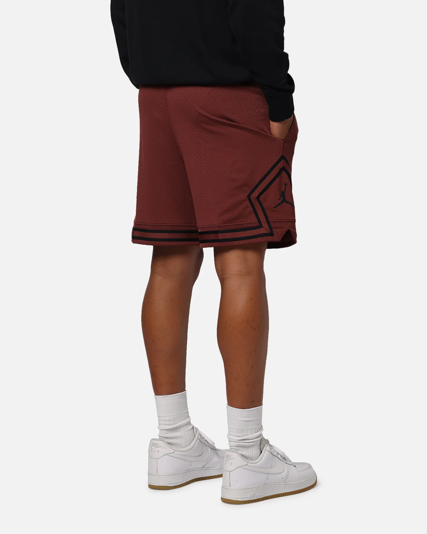 Jordan Dri-FIT Sport Diamond Shorts Brown/Black - Image 6