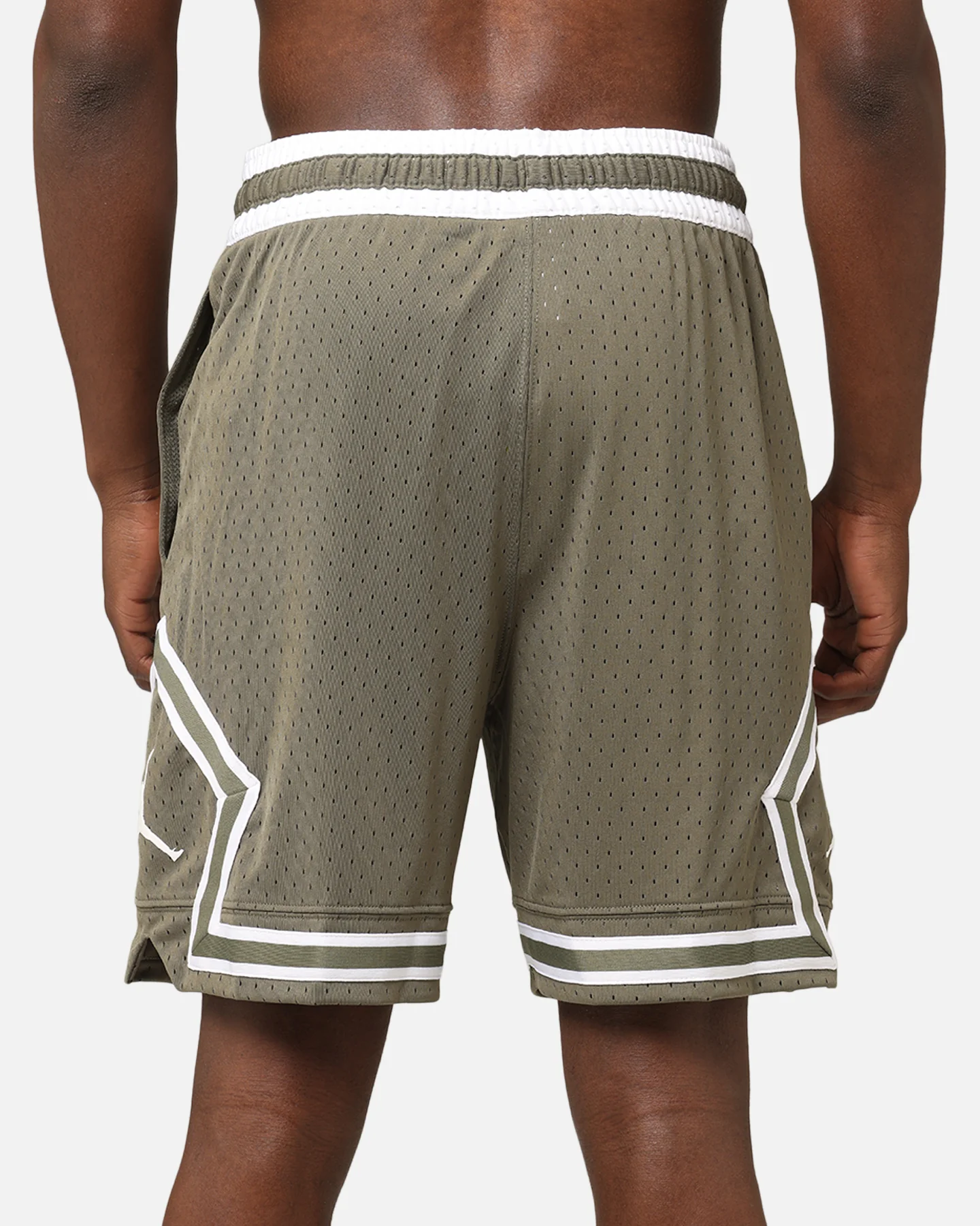 Jordan Dri-FIT Sport Diamond Shorts Medium Olive/White - Image 8