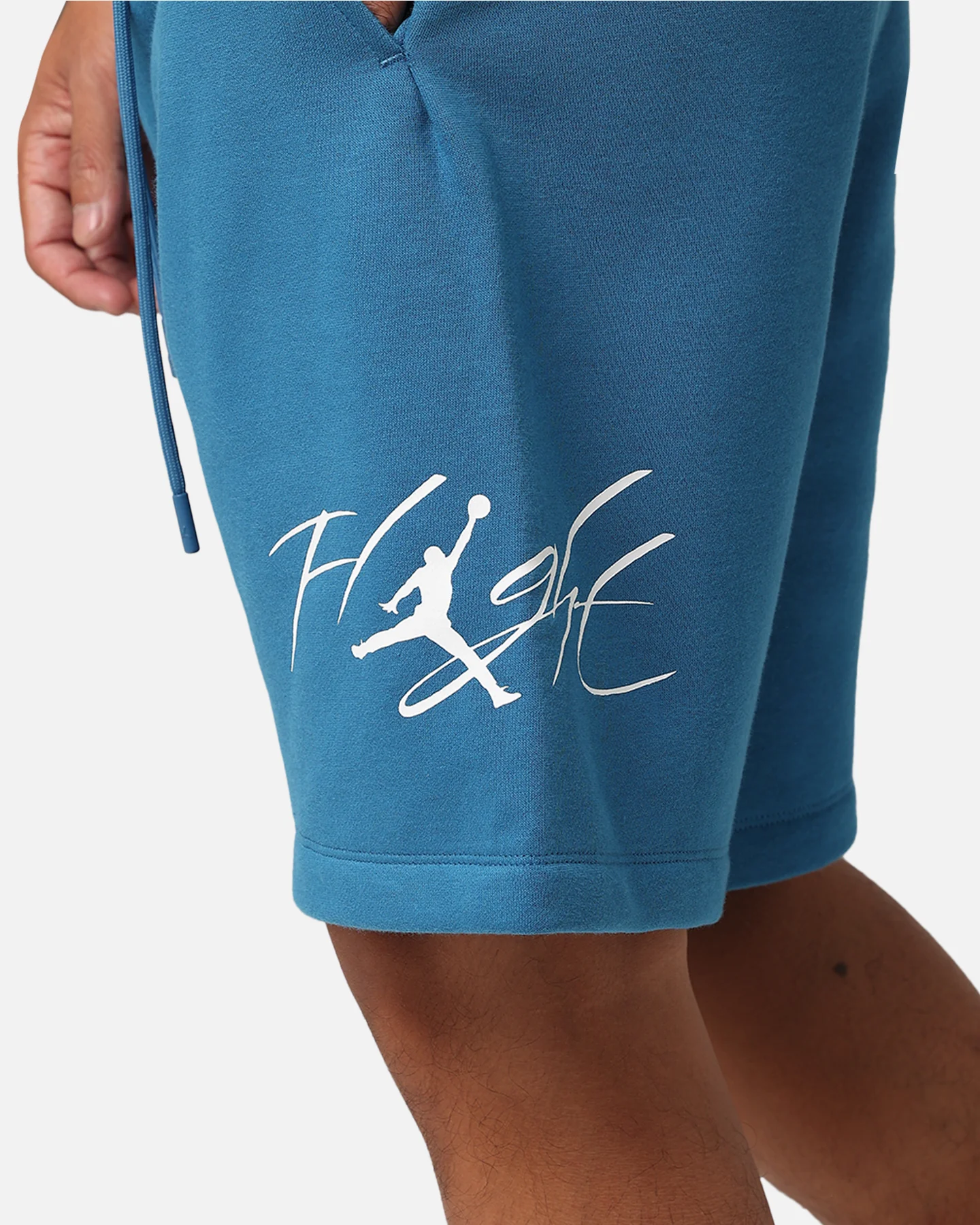 Jordan Essential Brooklyn Fleece Harbour Shorts Industrial Blue - Image 3