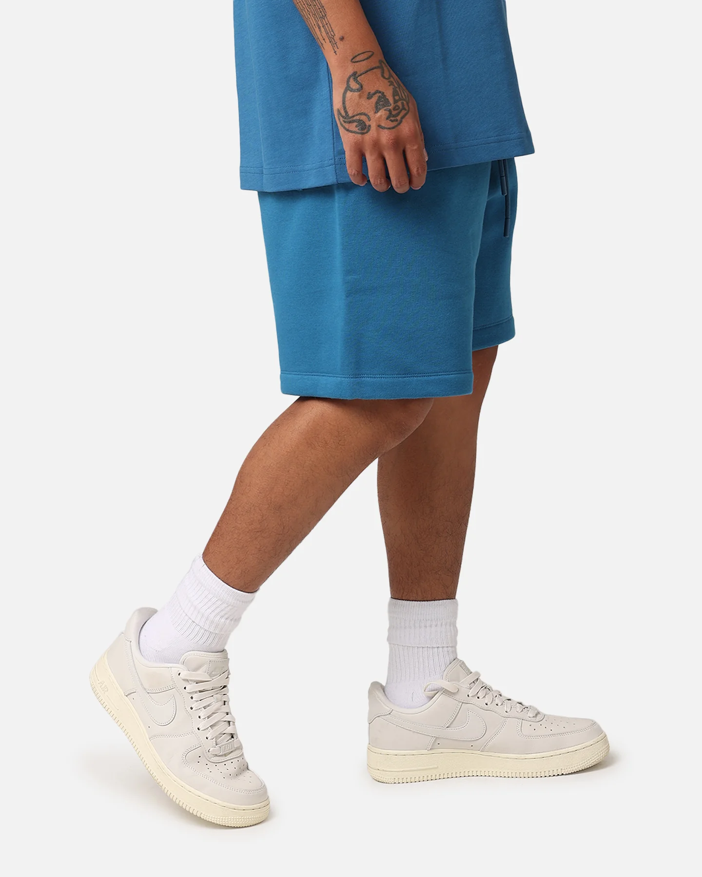 Jordan Essential Brooklyn Fleece Harbour Shorts Industrial Blue - Image 4