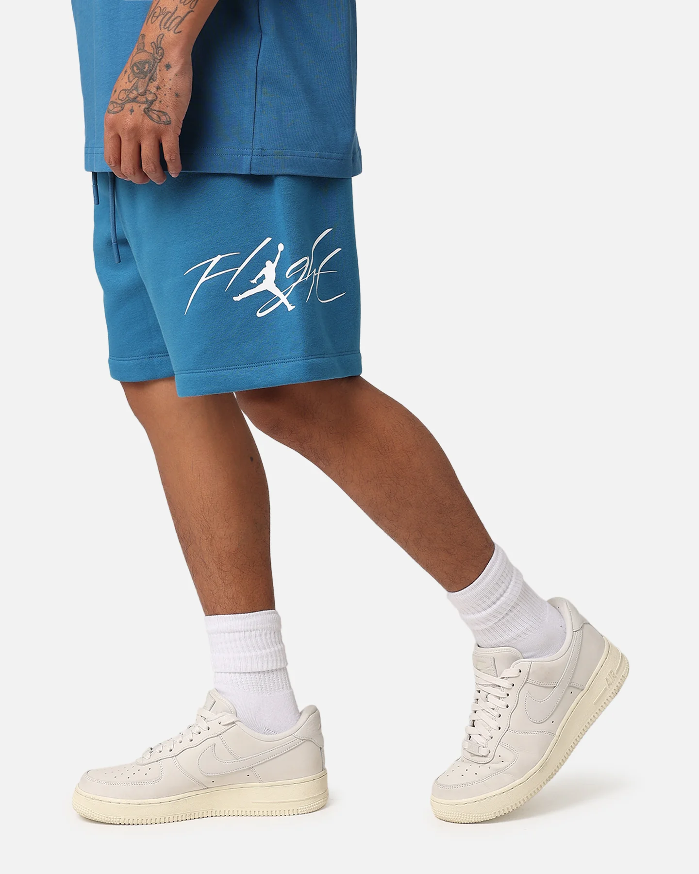 Jordan Essential Brooklyn Fleece Harbour Shorts Industrial Blue - Image 5