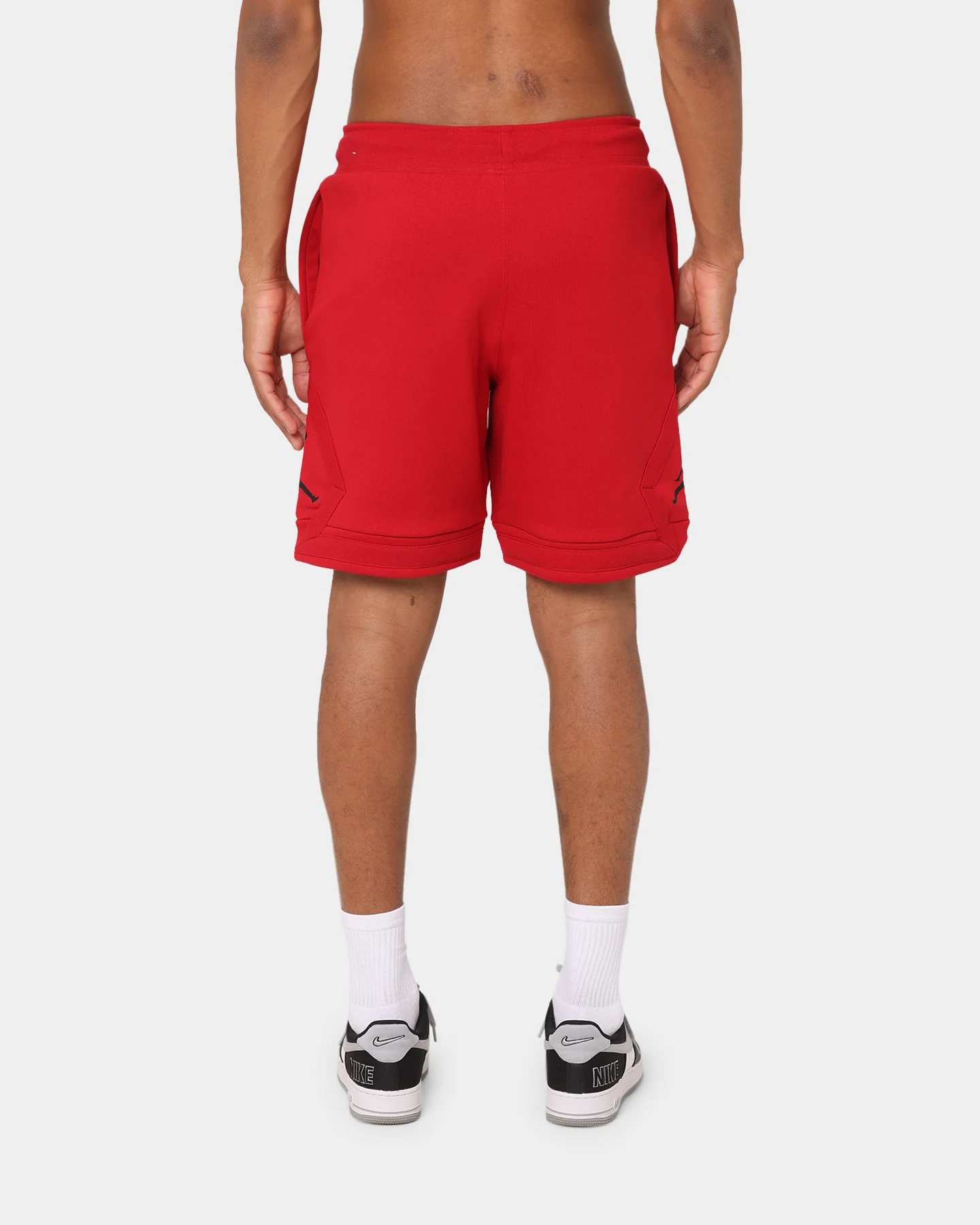 Jordan Essential Fleece Diamond Shorts Gym Red/Black - Image 4