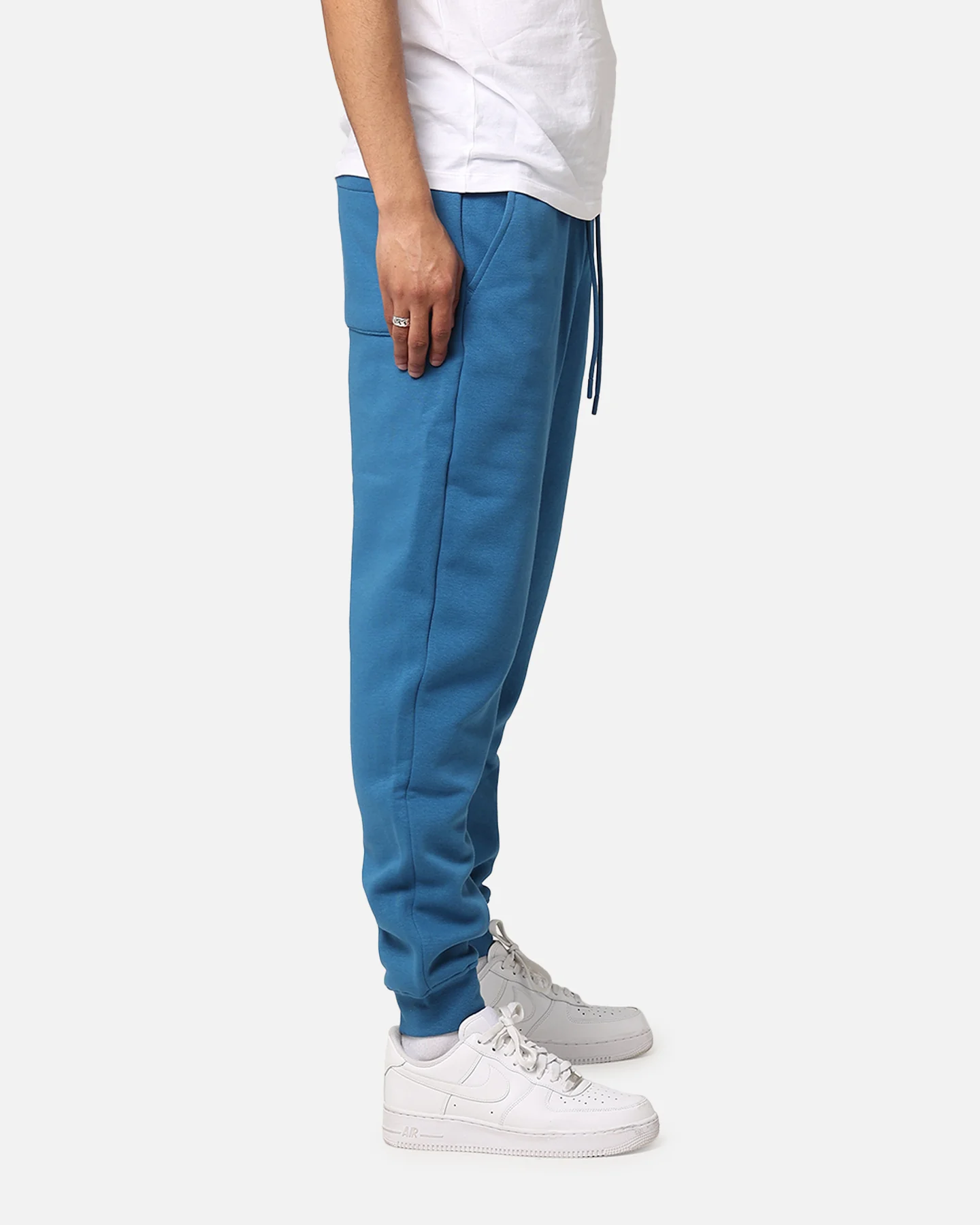 Jordan Essentials Fleece Tracksuit Pants Industrial Blue - Image 5