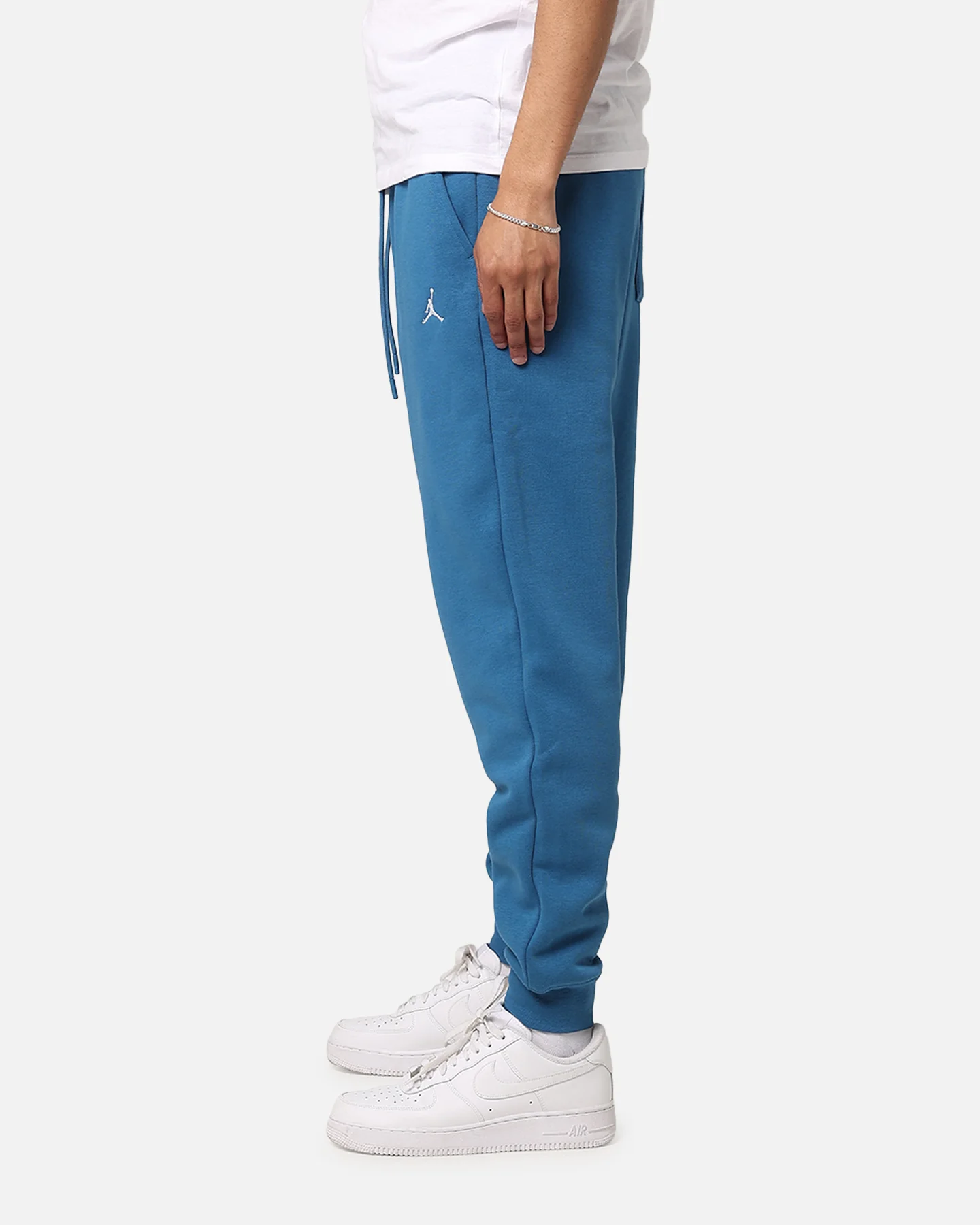 Jordan Essentials Fleece Tracksuit Pants Industrial Blue - Image 6