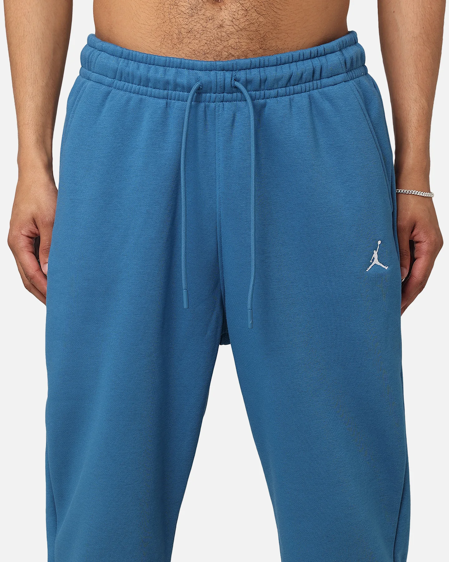 Jordan Essentials Fleece Tracksuit Pants Industrial Blue - Image 7