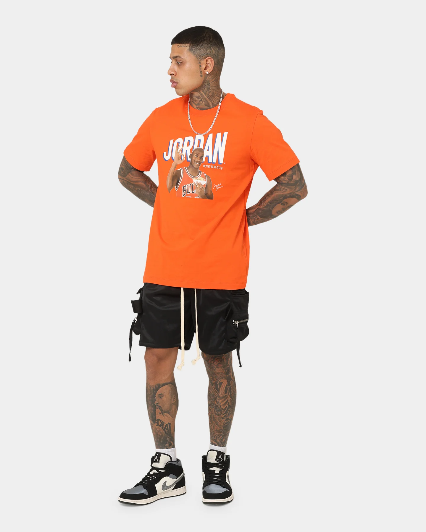 Jordan Flight MVP Photo T-Shirt Rush Orange - Image 2
